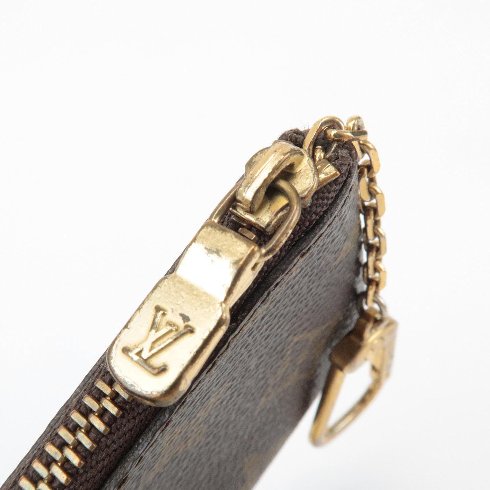 Louis Vuitton Monogram Pochette Cles Coin Case Key Case M62650