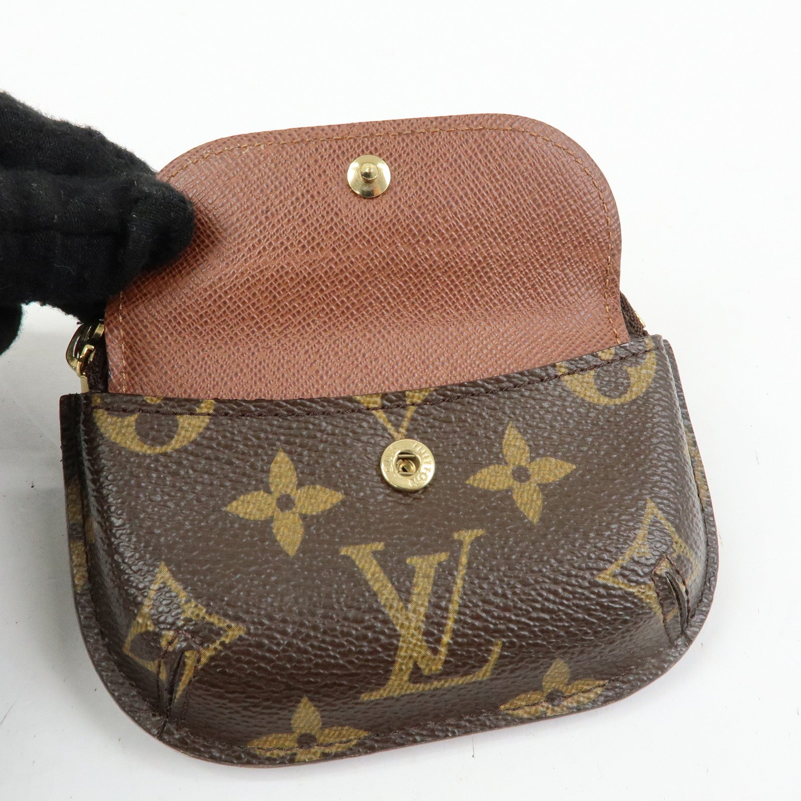 Louis Vuitton Monogram Porte Monnaie Shilling Coin Case M60025