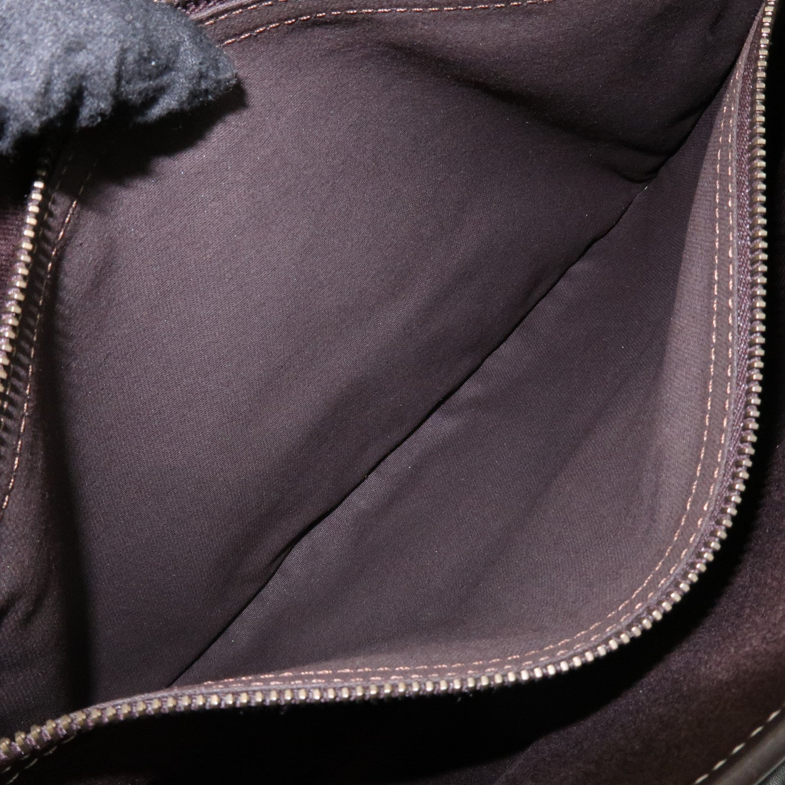 CELINE Macadam Boogie Bag Canvas Leather Hand Bag Tote Bag Beige
