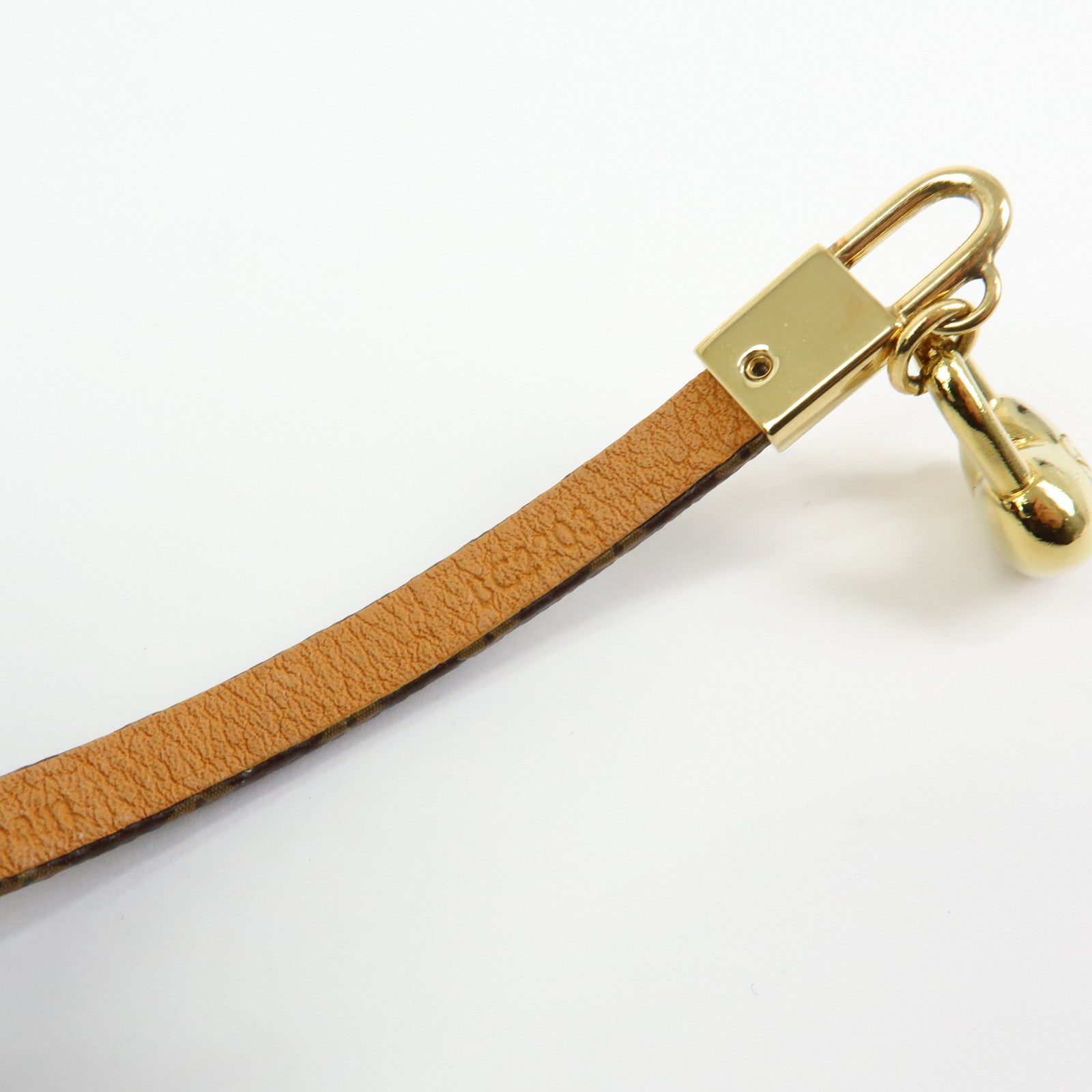 Louis Vuitton Monogram Bracelet Crazy In Lock Size 17 Brown M6451