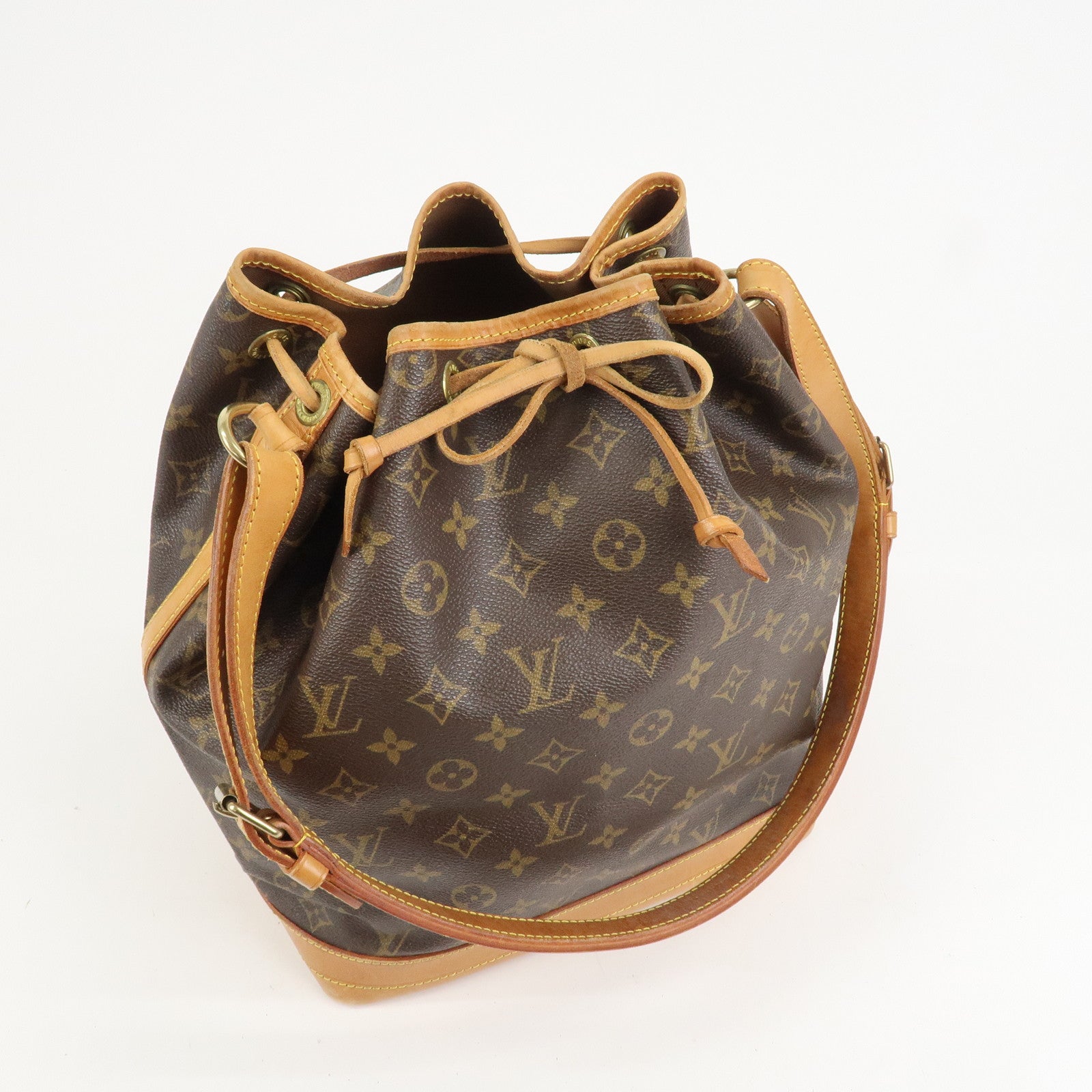 Louis Vuitton Monogram Noe Shoulder Bag Hand Bag Brown M42224