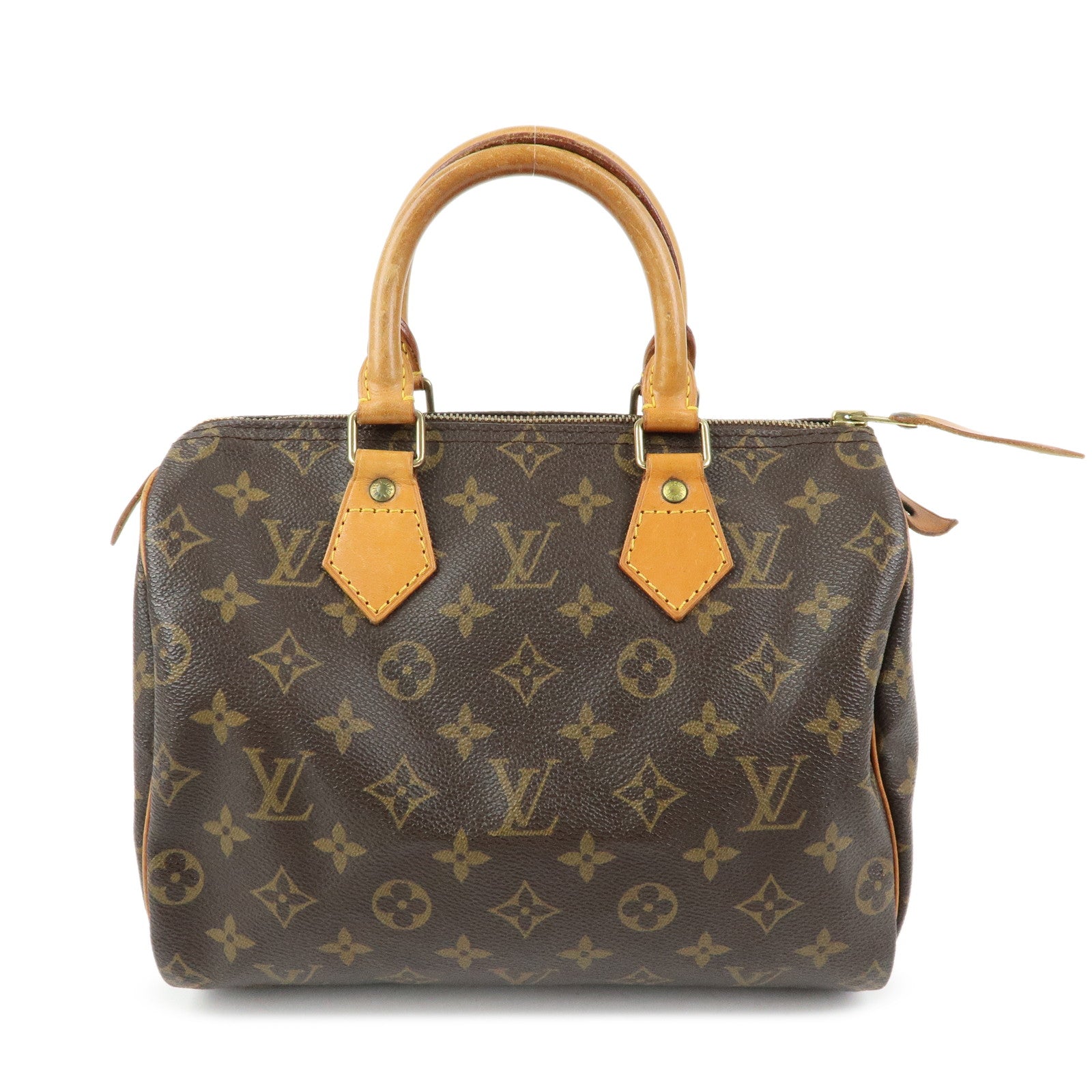 Louis Vuitton Monogram Speedy 25 Boston Bag Hand Bag Brown M41528