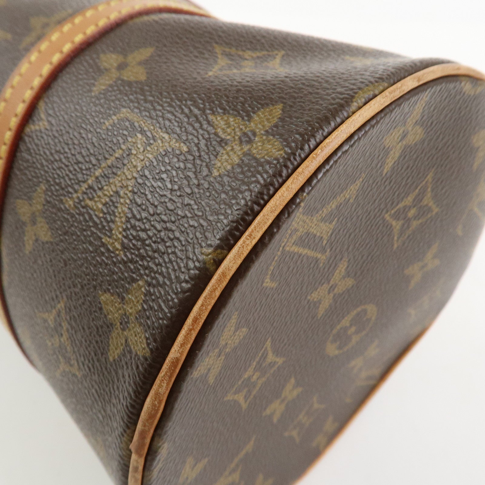 Louis Vuitton Monogram Papillon 30 Hand Bag Brown M51385