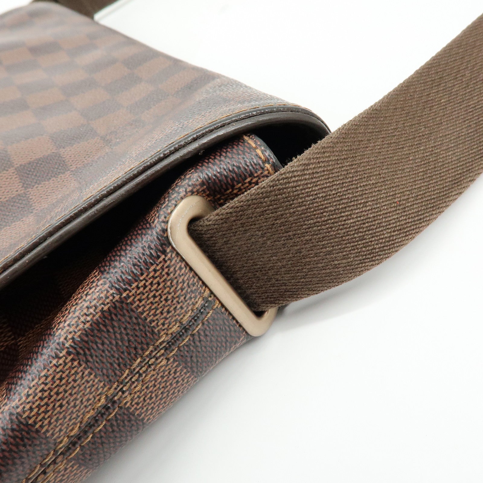 Louis Vuitton Damier Brooklyn Messenger Shoulder Bag Brown N51211