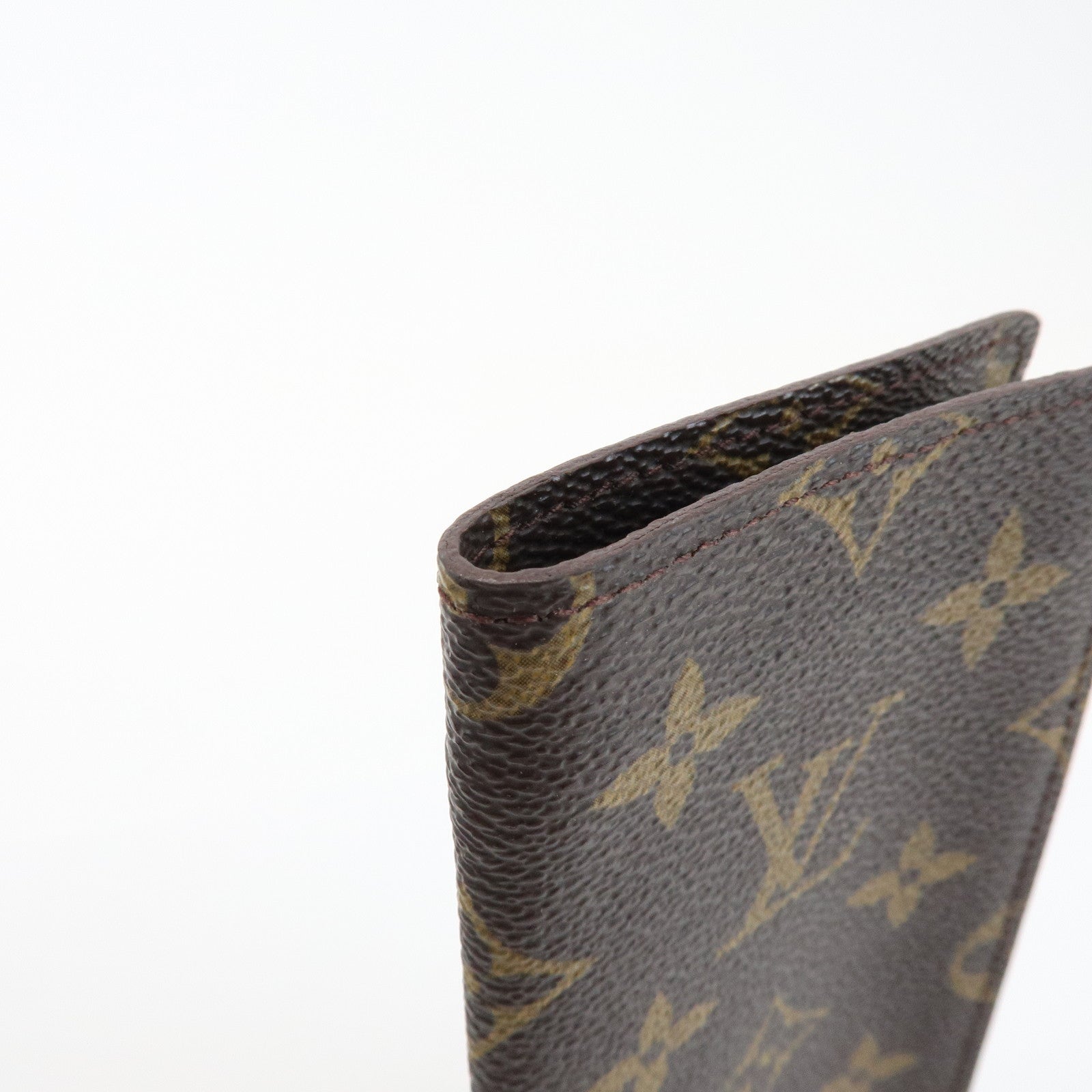 Louis Vuitton Monogram Leather Set of 3 Glasses Case Brown M62962