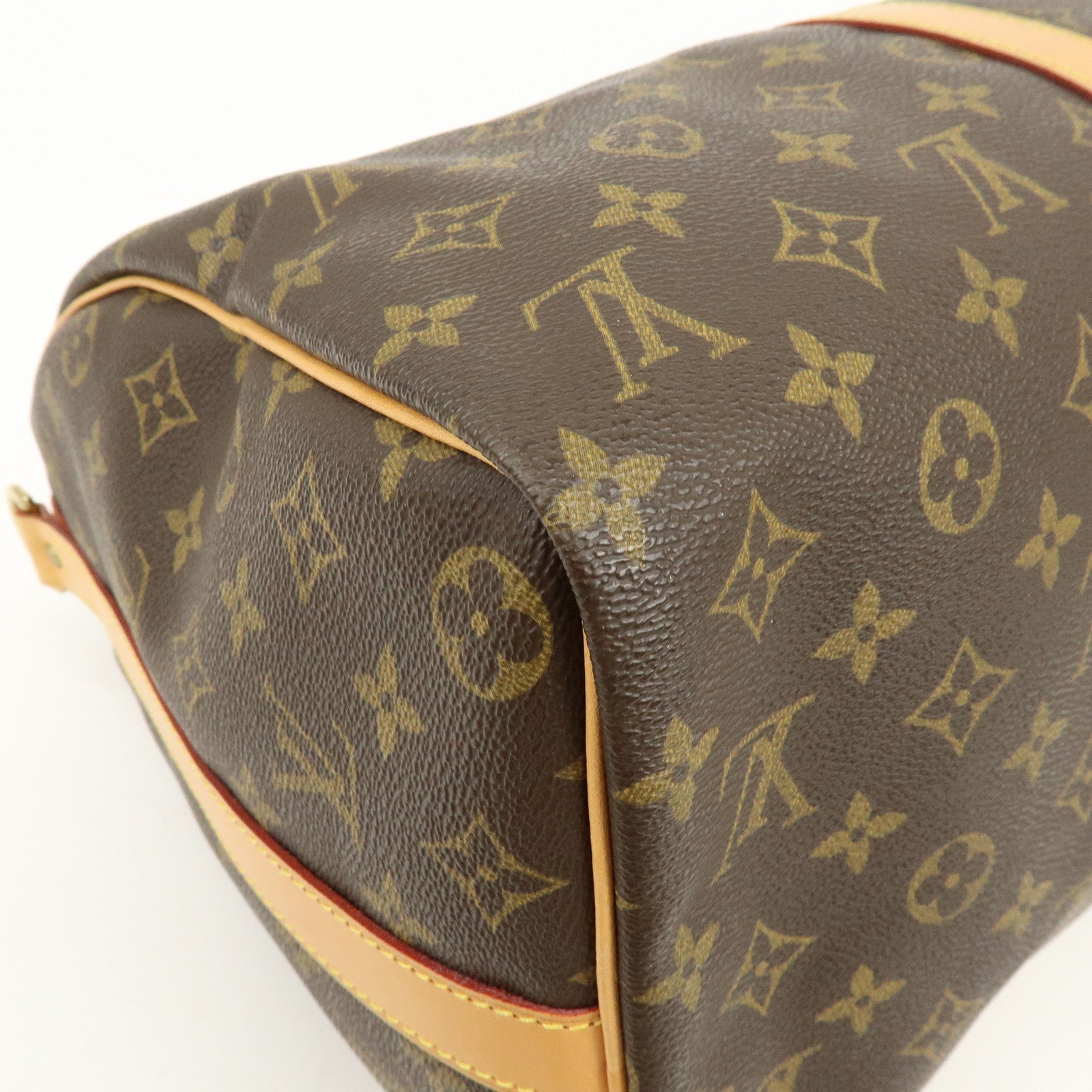 Louis Vuitton Monogram Keep All Bandouliere 45 Boston Bag M41418