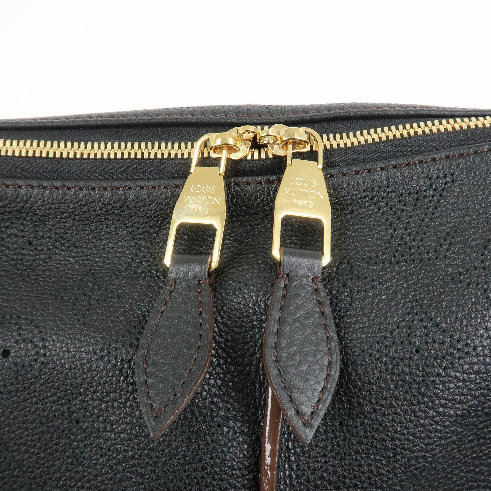 Louis Vuitton Monogram Mahina Leather 2Way Shoulder Bag Noir M93987