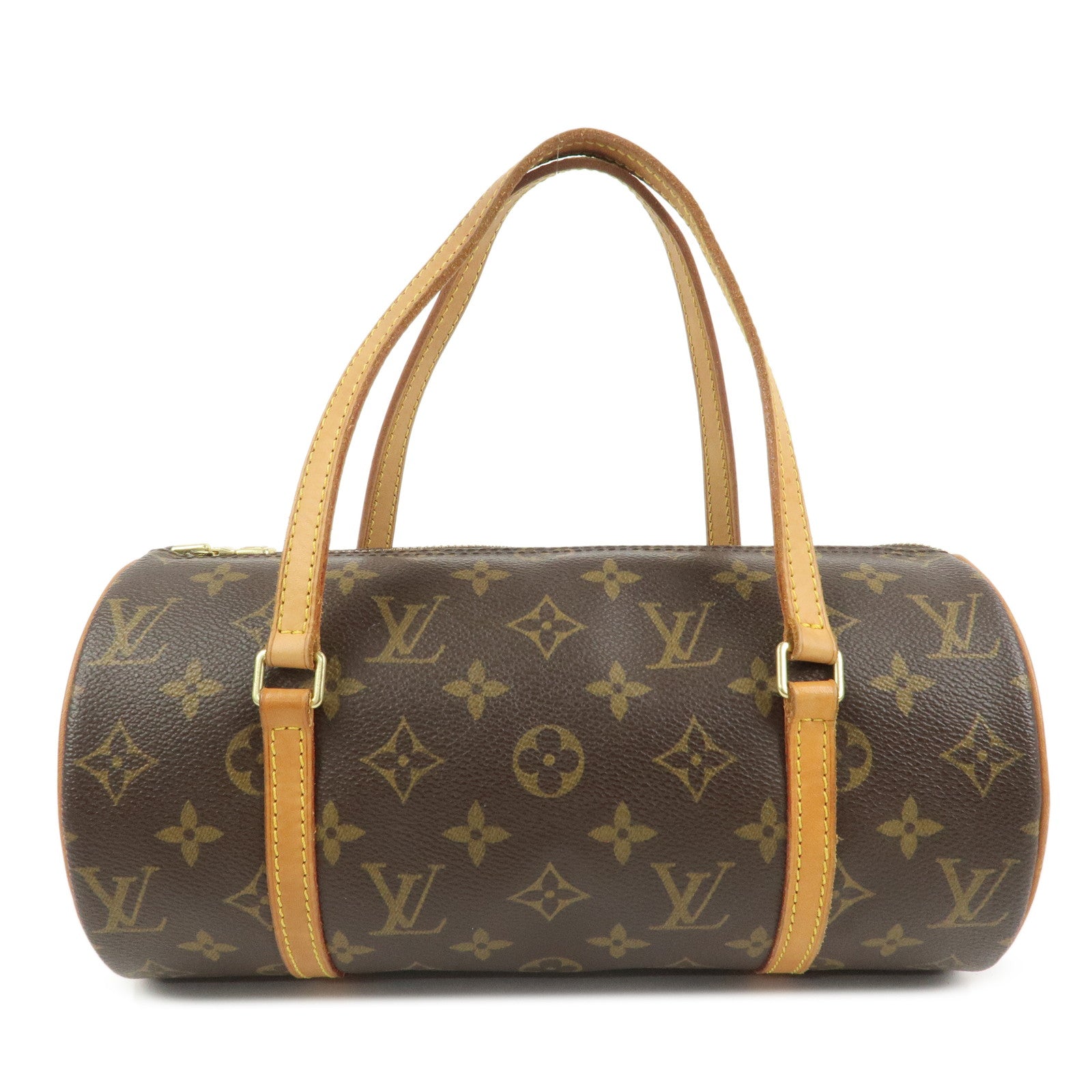Louis Vuitton Monogram Papillon 26 Hand Bag Brown M51386