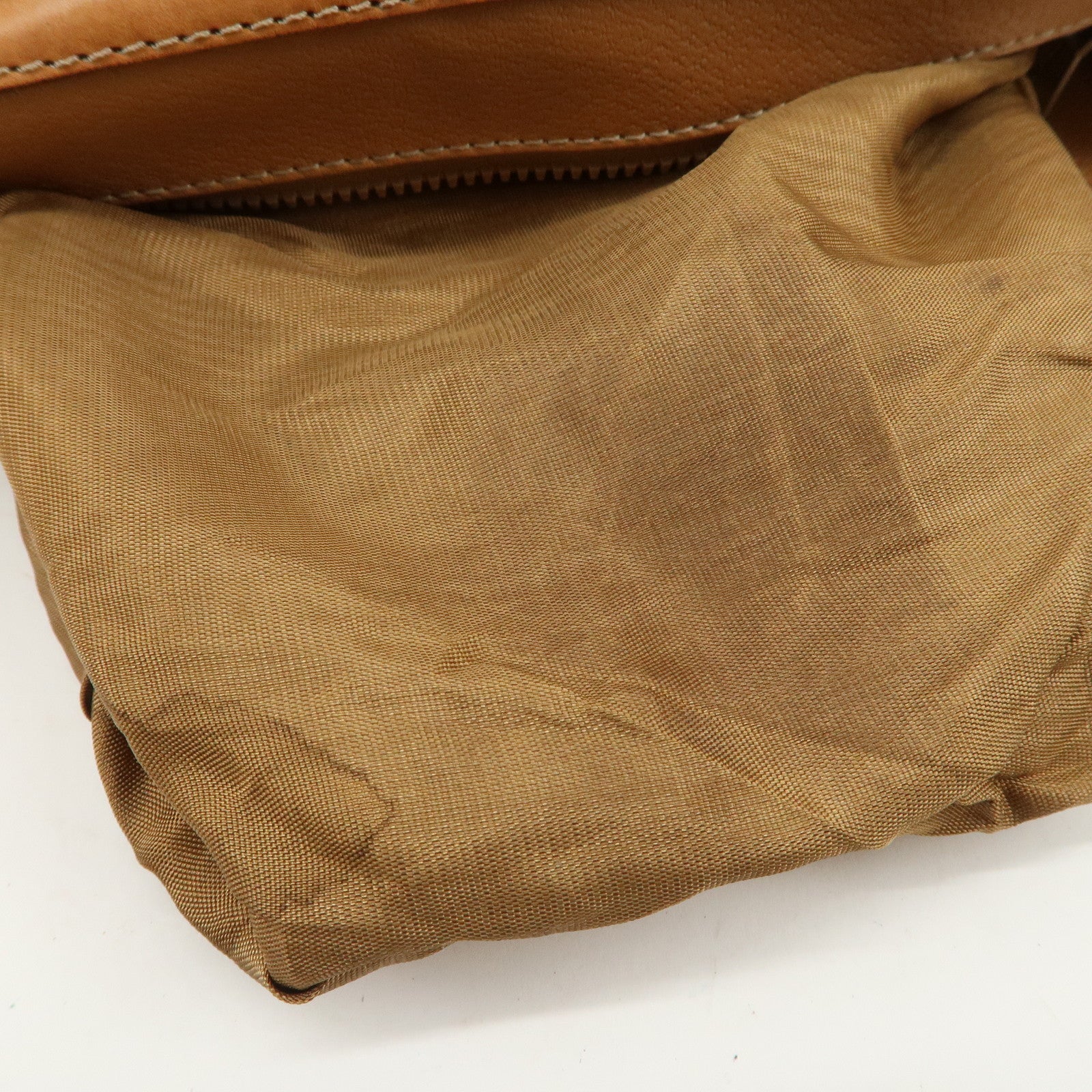CELINE Macadam PVC Leather 2Way Bag Shoulder Bag Beige