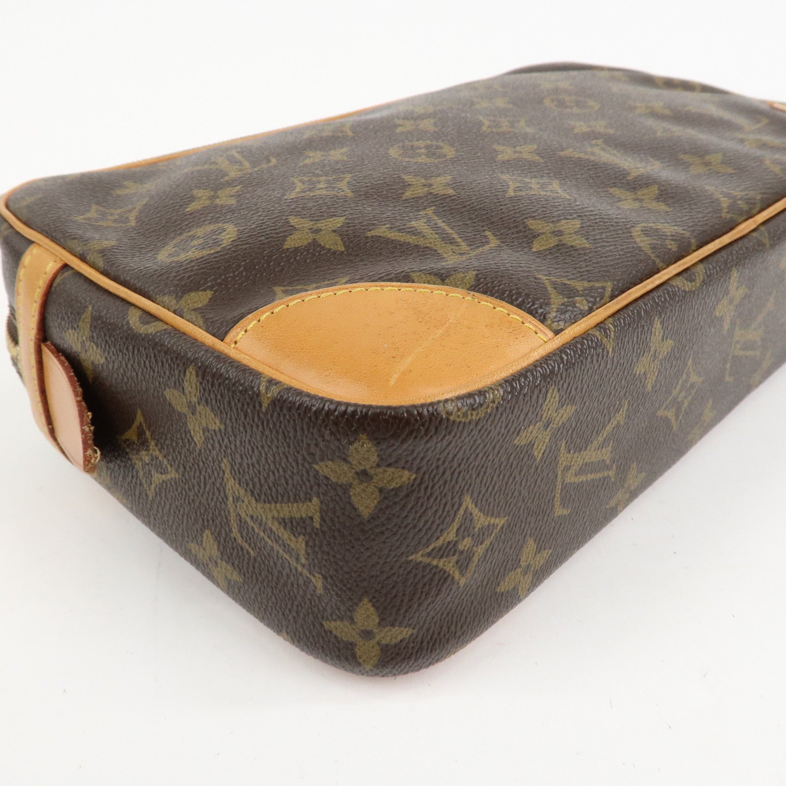 Louis Vuitton Monogram Compiegne 28 Pouch Clutch Bag Brown M51845 Used