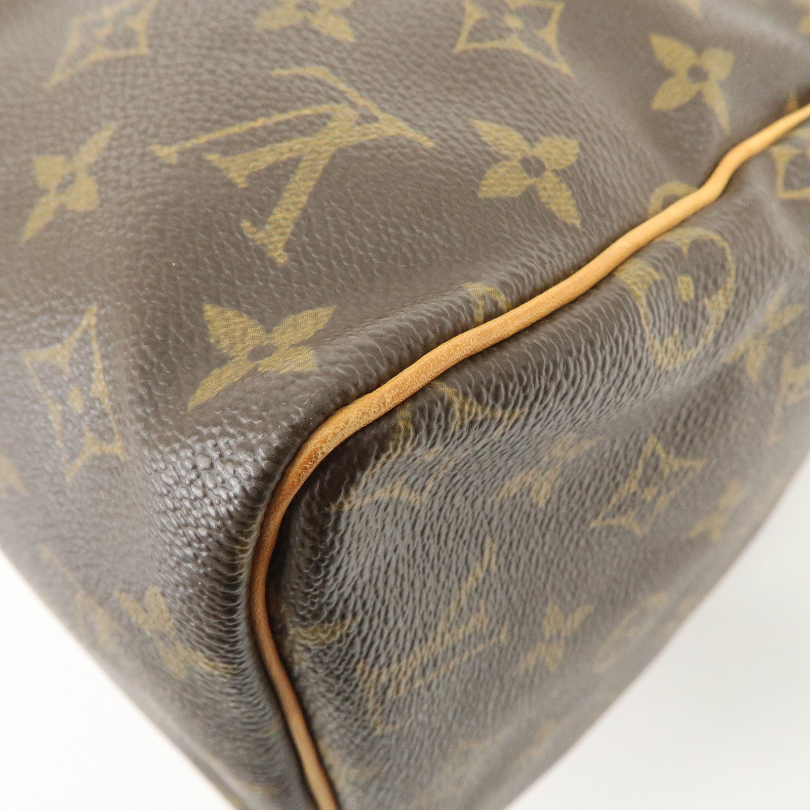 Louis Vuitton Monogram Speedy 30 Boston Bag Hand Bag Brown M41526