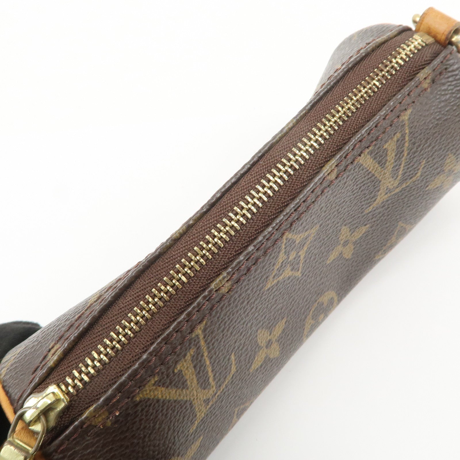 Louis Vuitton Monogram Mini Pouch for Papillon Bag New Style Brown