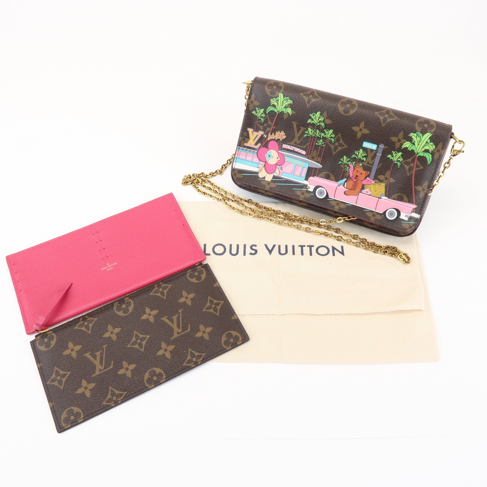 Louis Vuitton Monogram Vivienne X'mas Pochette Felicie M80859