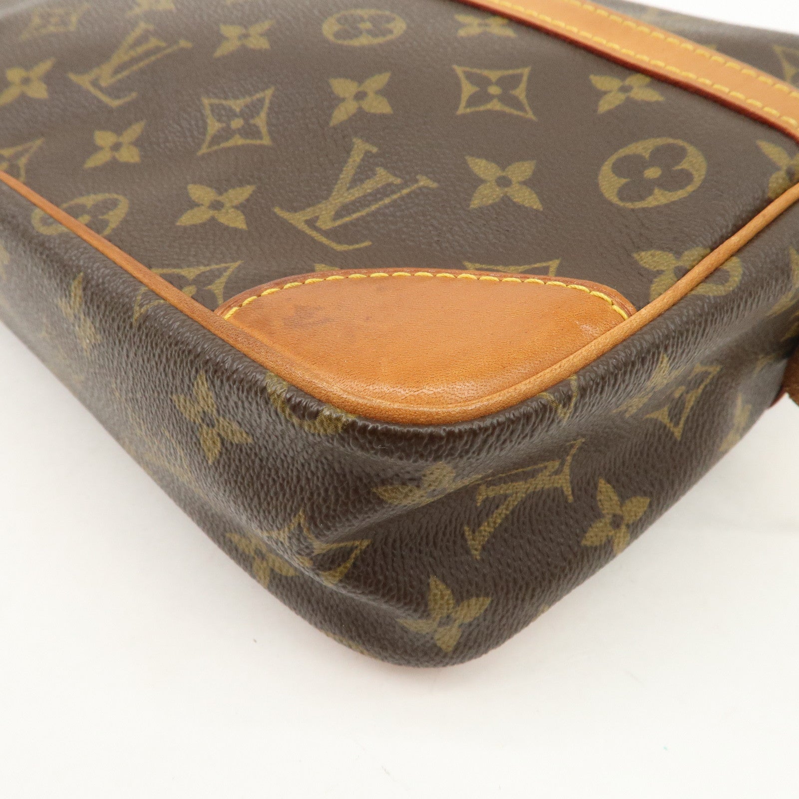 Louis Vuitton Monogram Compiegne 28 Pouch Clutch Bag Brown M51845 Used