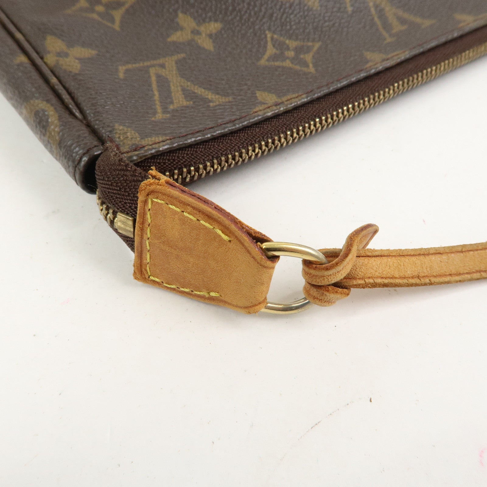 Louis Vuitton Monogram Pochette Accessoires Pouch Hand Bag M51980