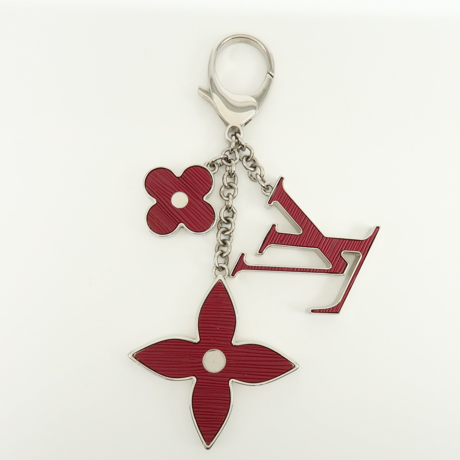 Louis Vuitton Bijou Sac Fleur de Epi Bag Charm Bordeaux M66502