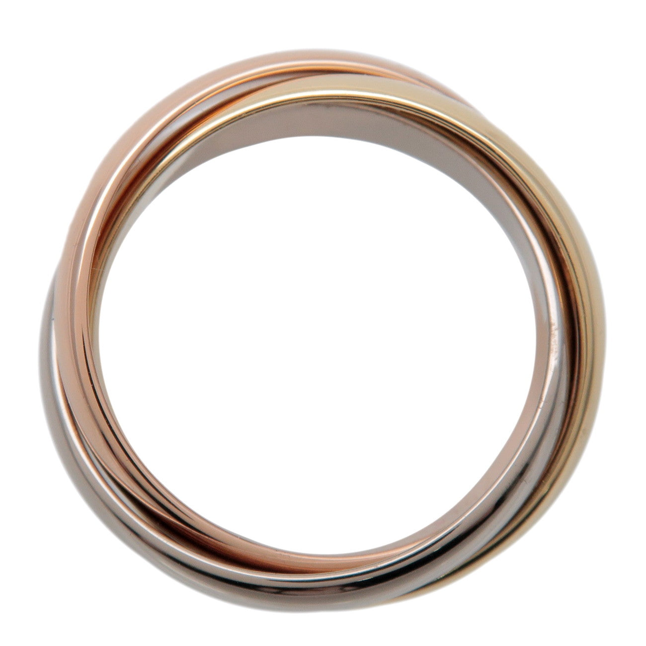 Cartier Trinity Ring MM K18 750YG/WG/PG Gold #50 US5 EU50 HK11