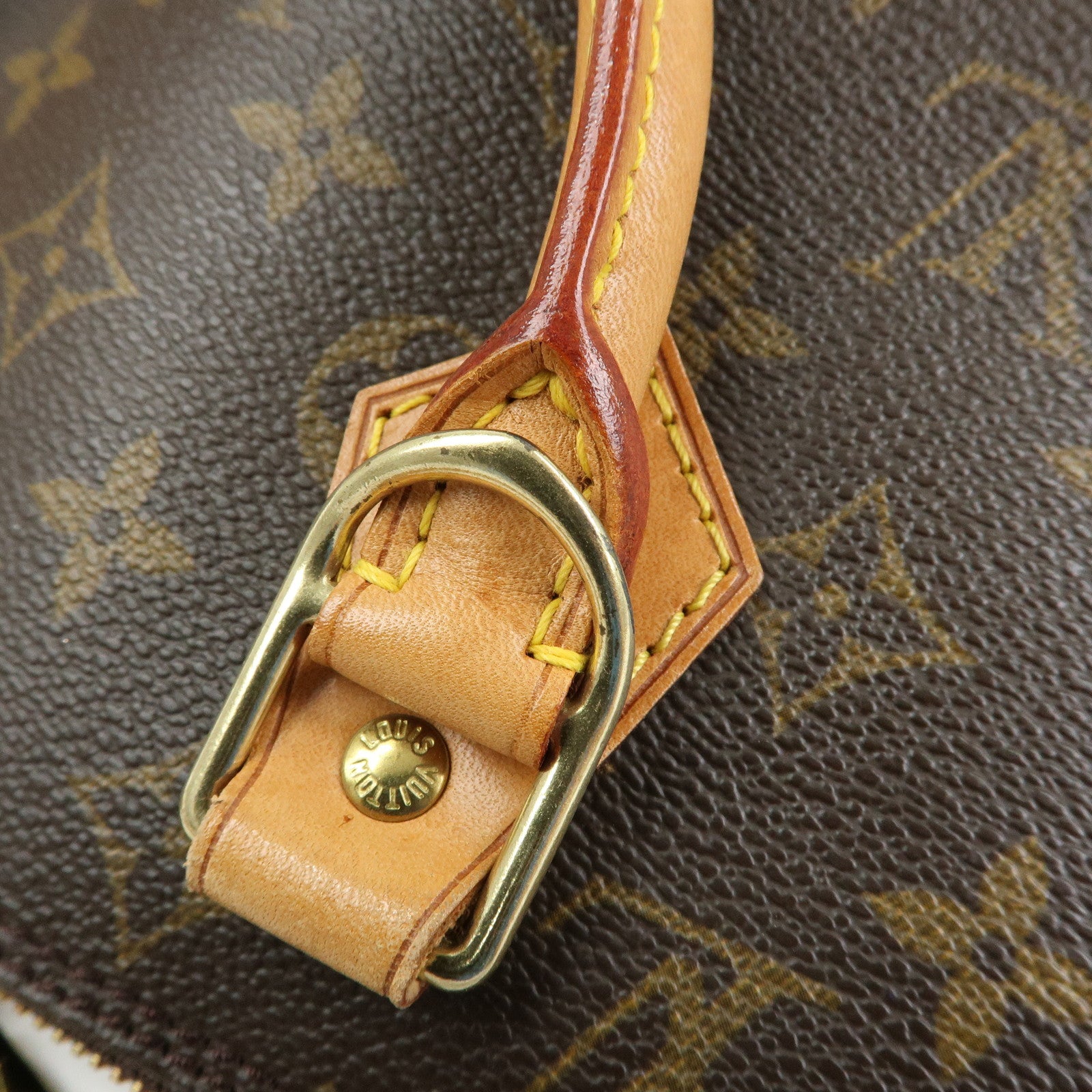 Louis Vuitton Monogram Alma Hand Bag Brown M51130