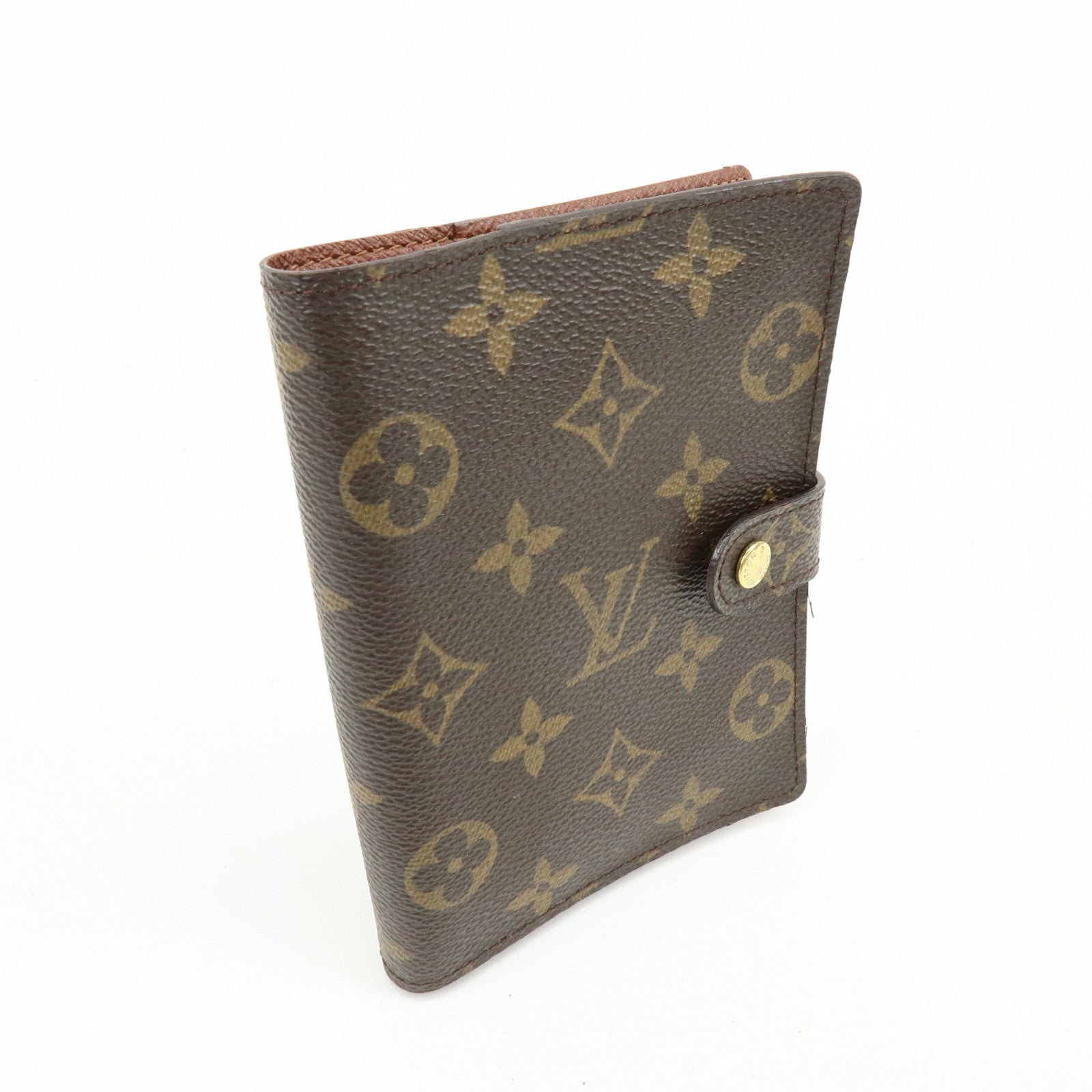 Louis Vuitton Monogram Agenda PM Planner Cover Brown R20005
