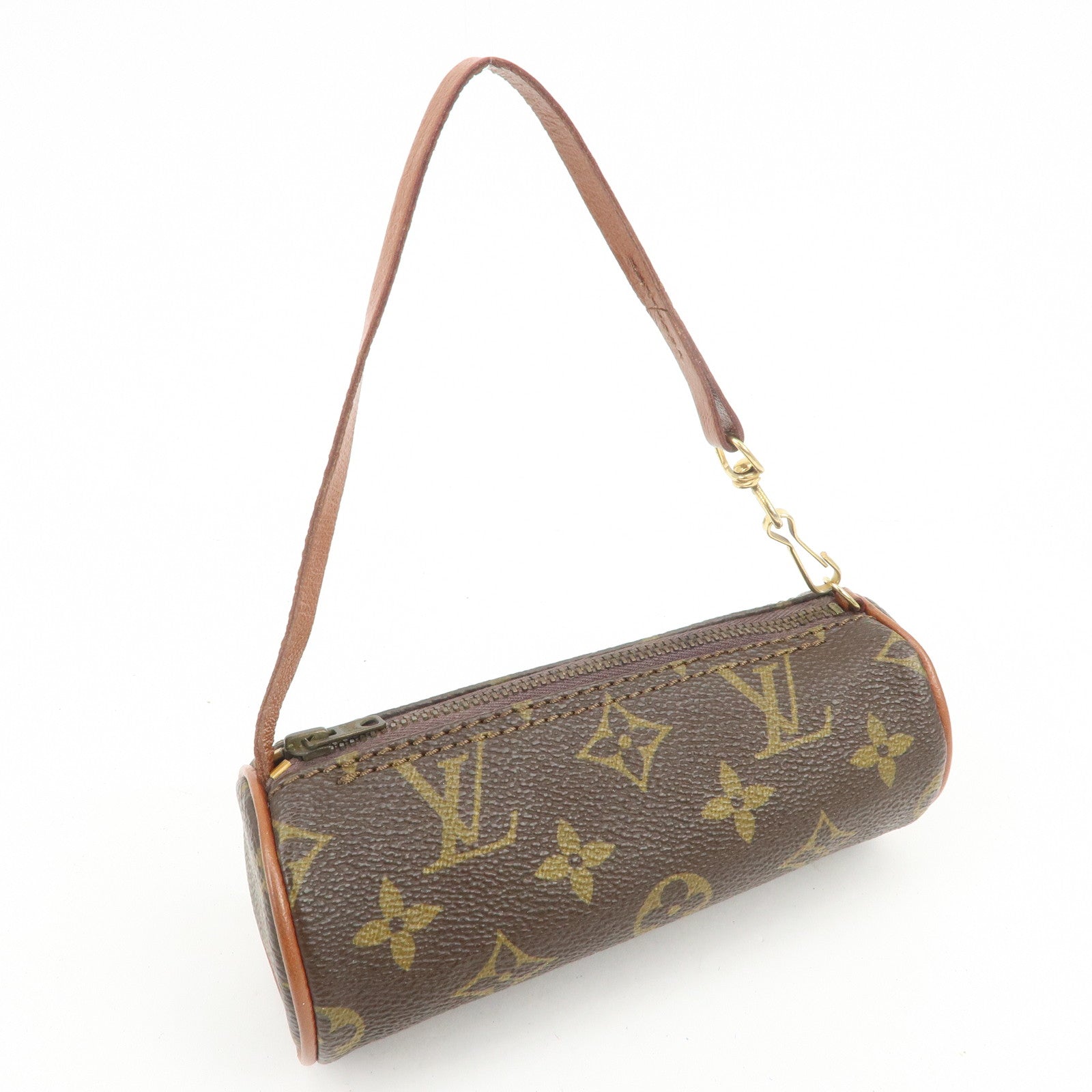 Louis Vuitton Monogram Mini Pouch for Papillon Bag New Style Brown