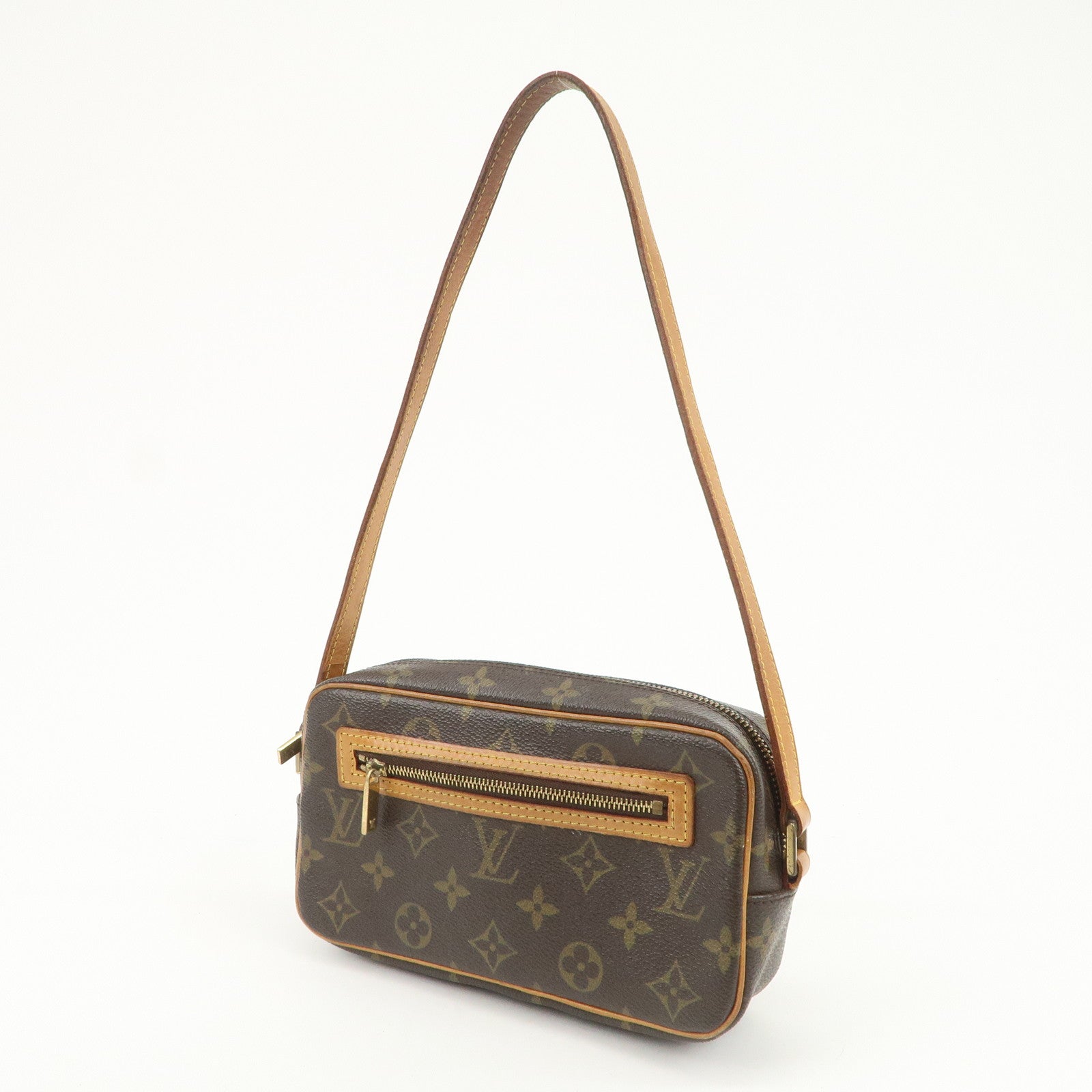 Louis Vuitton Monogram Pochette Cite Shoulder Bag Brown M51183