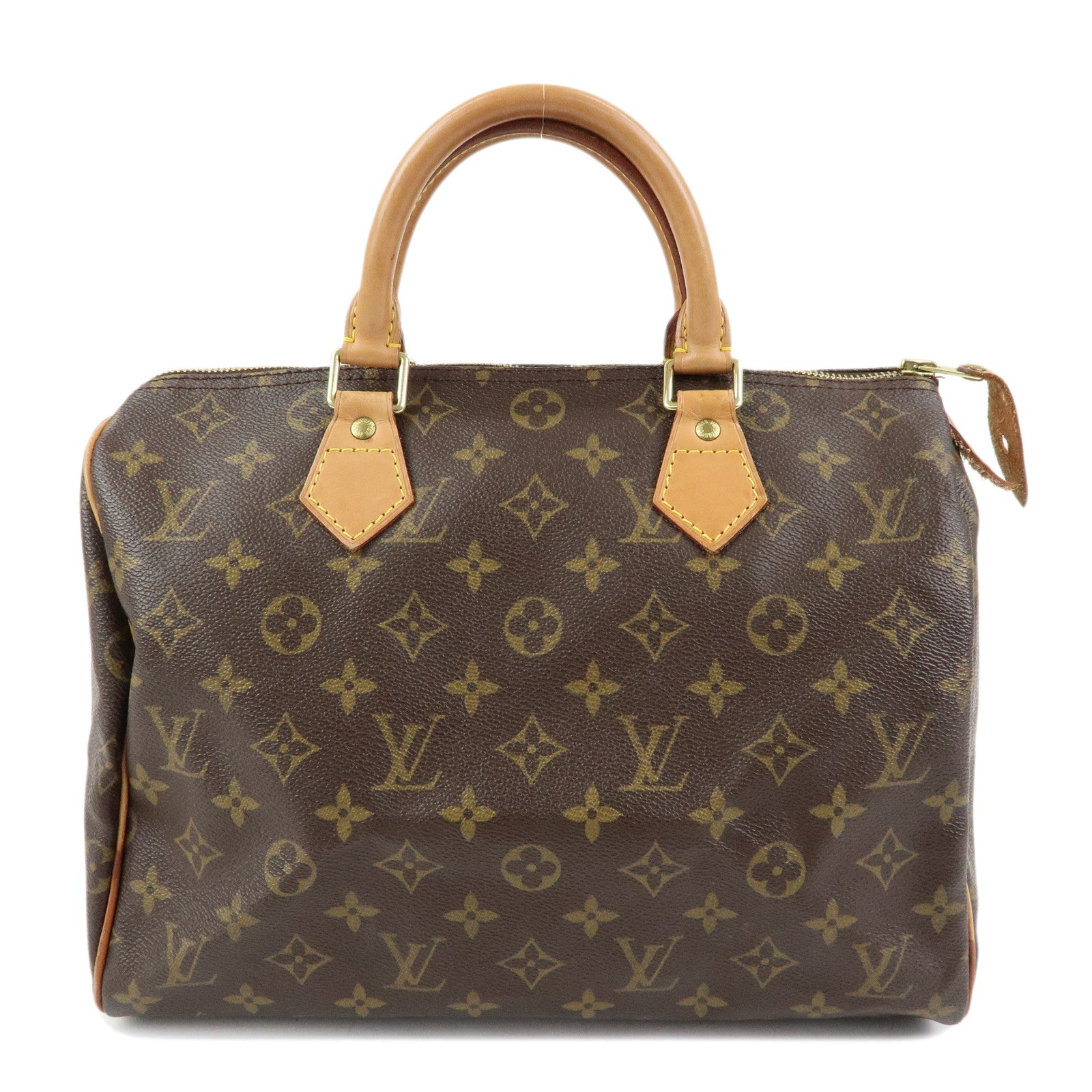 Louis Vuitton Monogram Speedy 30 Boston Bag Hand Bag Brown M41526