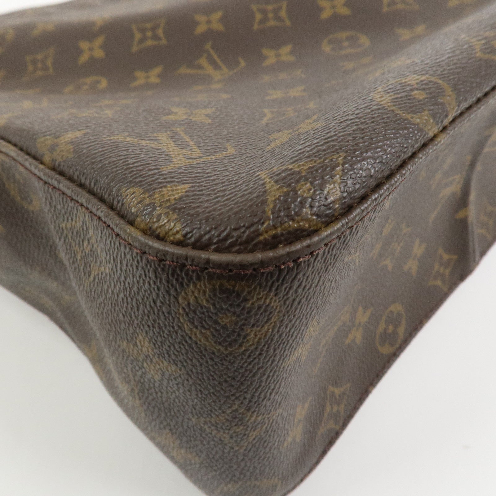 Louis Vuitton Monogram Looping GM Shoulder Bag Brown M51145
