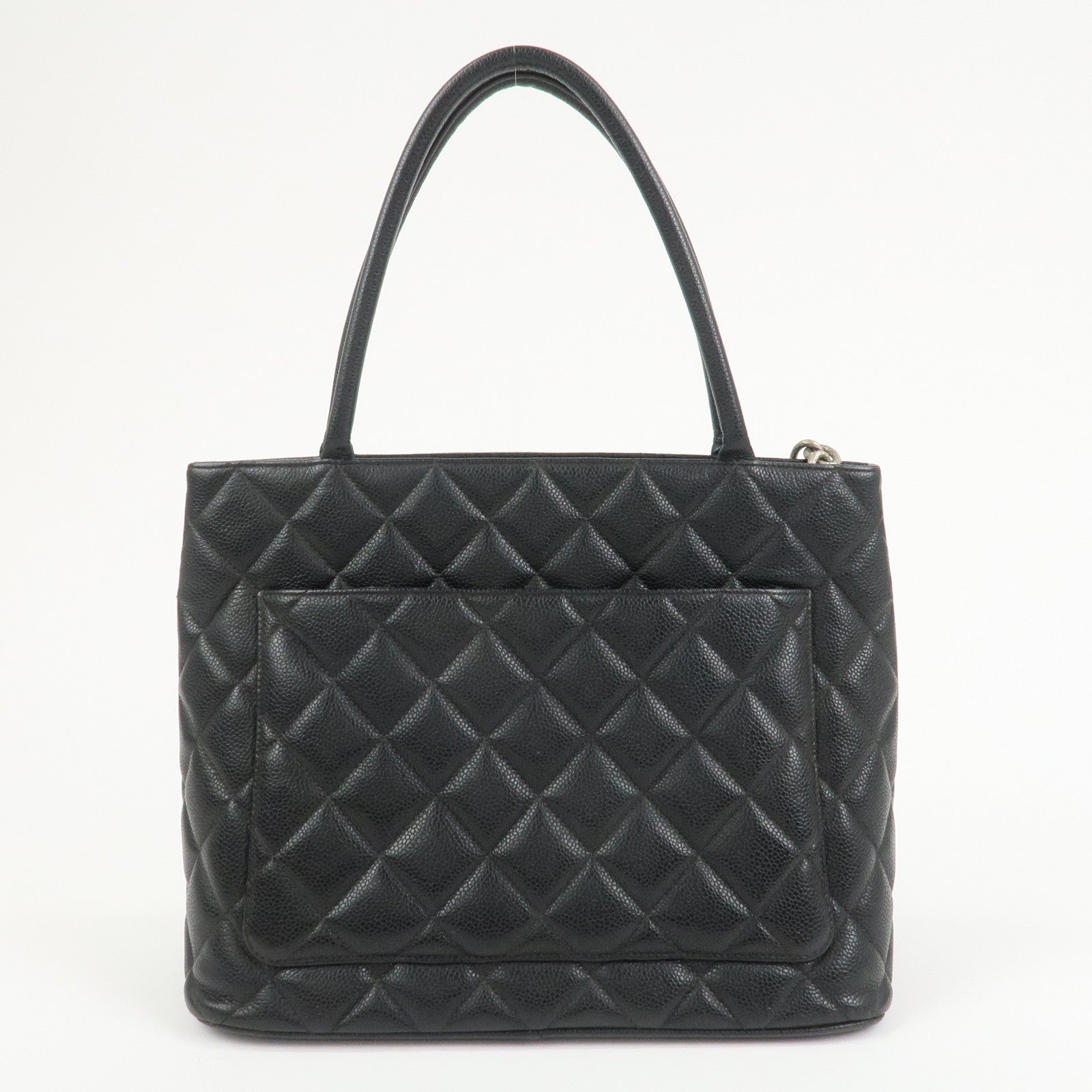 CHANEL COCO Mark Matelasse Medallion Tote Bag Hand Bag A01804