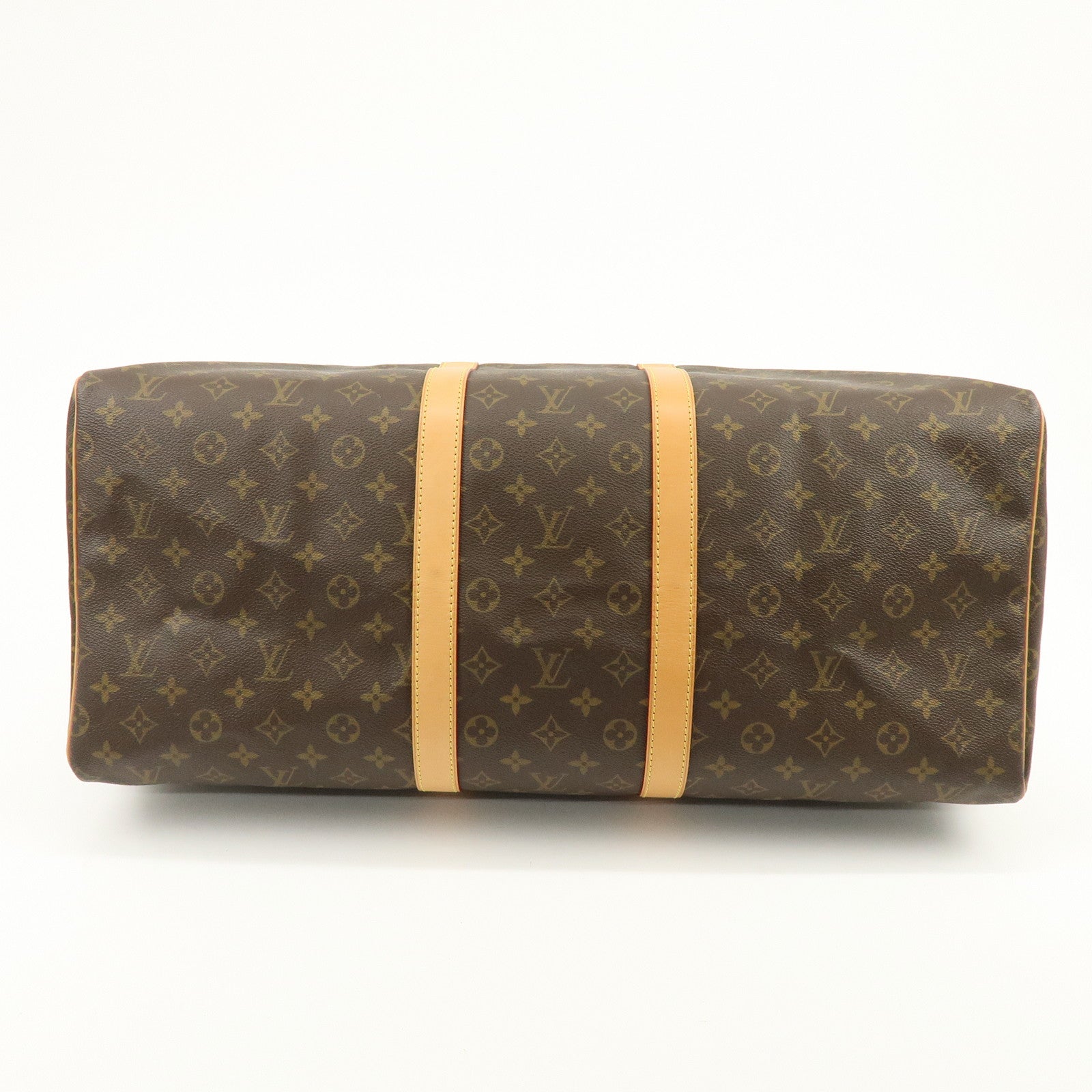 Louis Vuitton Monogram Keep All 55 Boston Bag Brown M41424