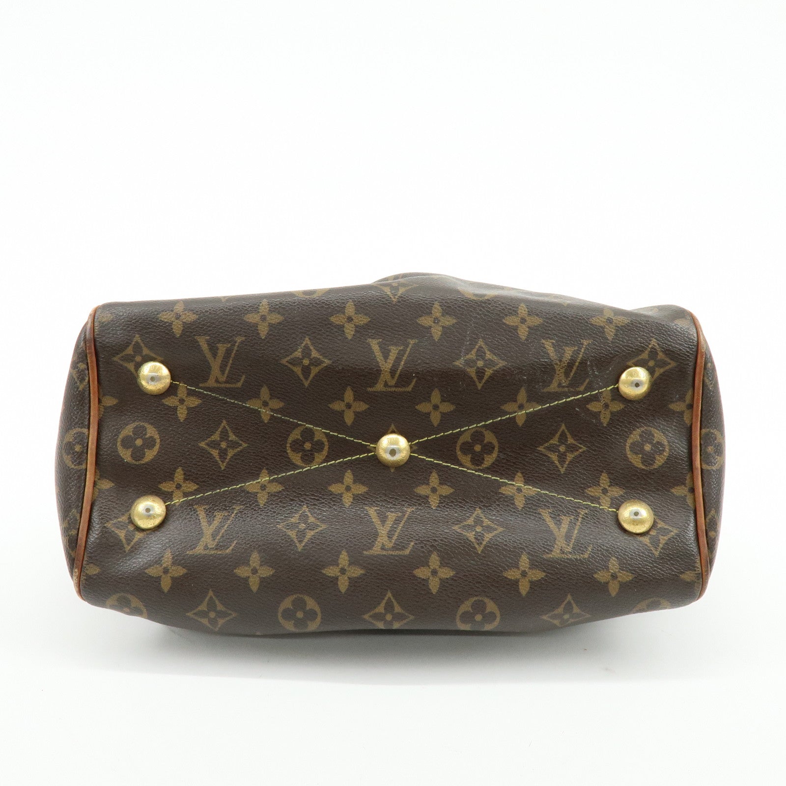 Louis Vuitton Monogram Tivoli PM Hand Bag Shoulder Bag Brown M40143
