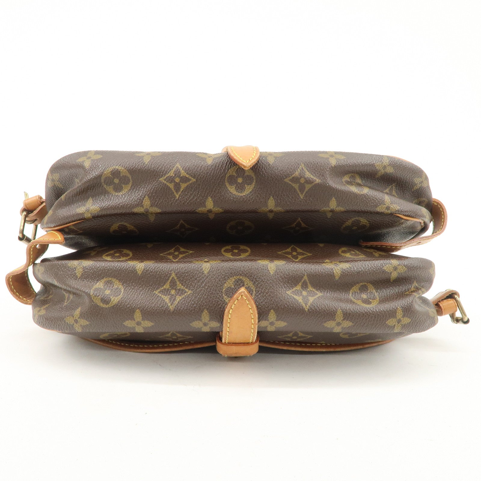 Louis Vuitton Monogram Saumur 30 Crossbody Bag Brown M42256 Used