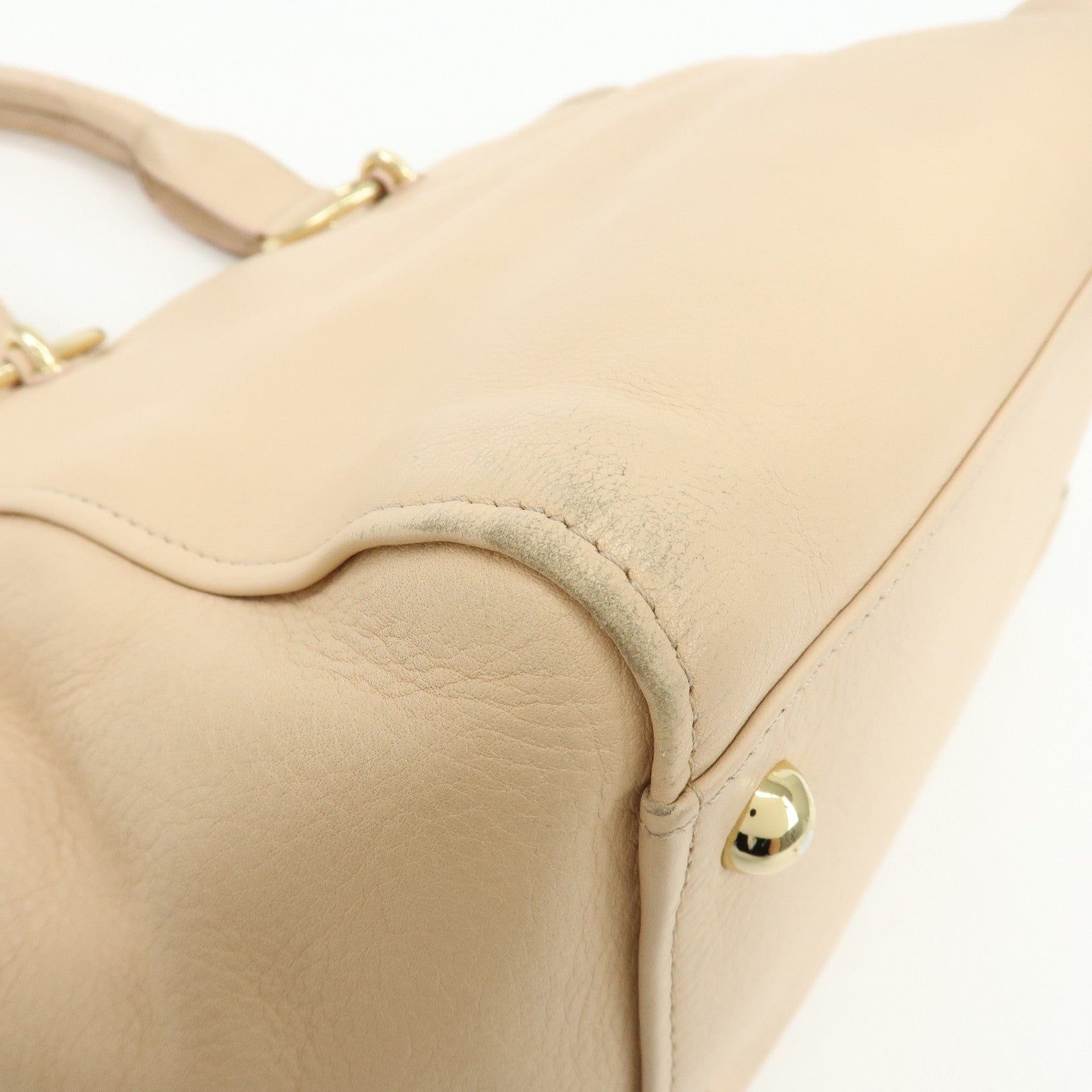 Chloe See by Chloe Paige Leather 2Way Bag Shoulder Bag Light Pink