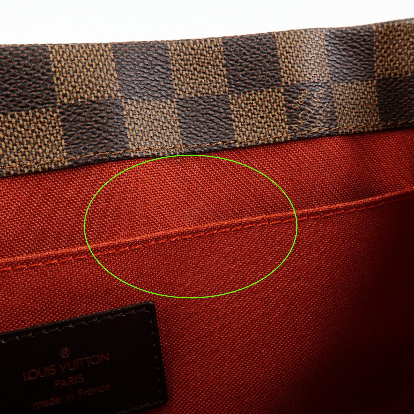 Louis Vuitton Damier Canvas Clifton Tote Shoulder Bag Ebene N51149