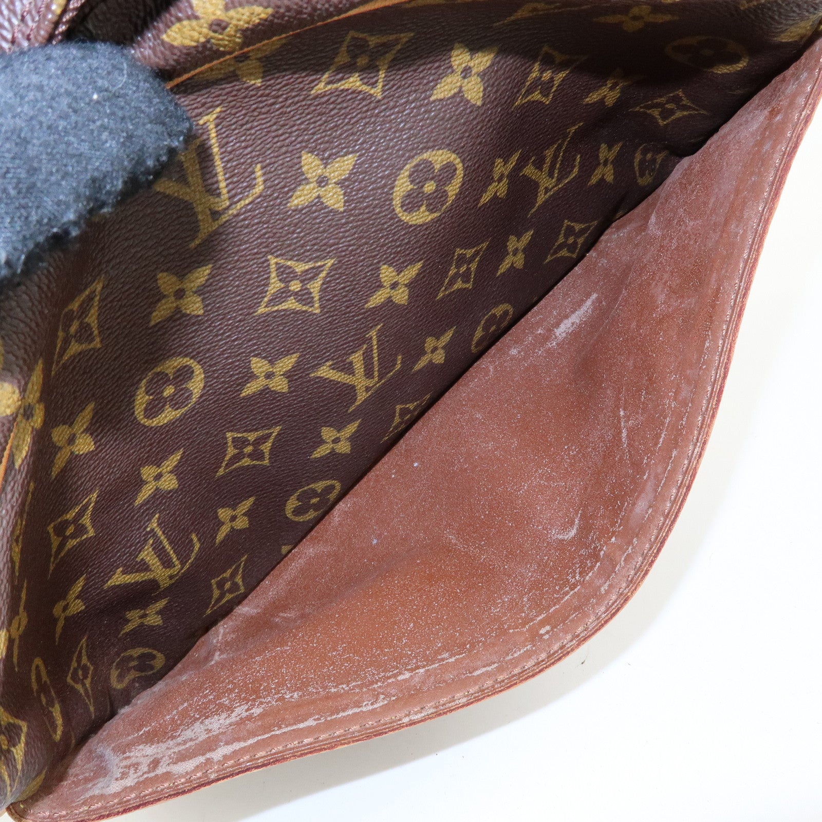 Louis Vuitton Monogram Compiegne 28 Pouch Clutch Bag Brown M51845