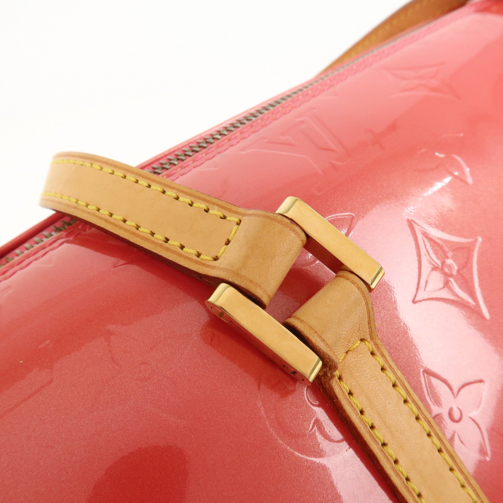 Louis Vuitton Monogram Vernis Bedford Hand Bag Framboise M9133F