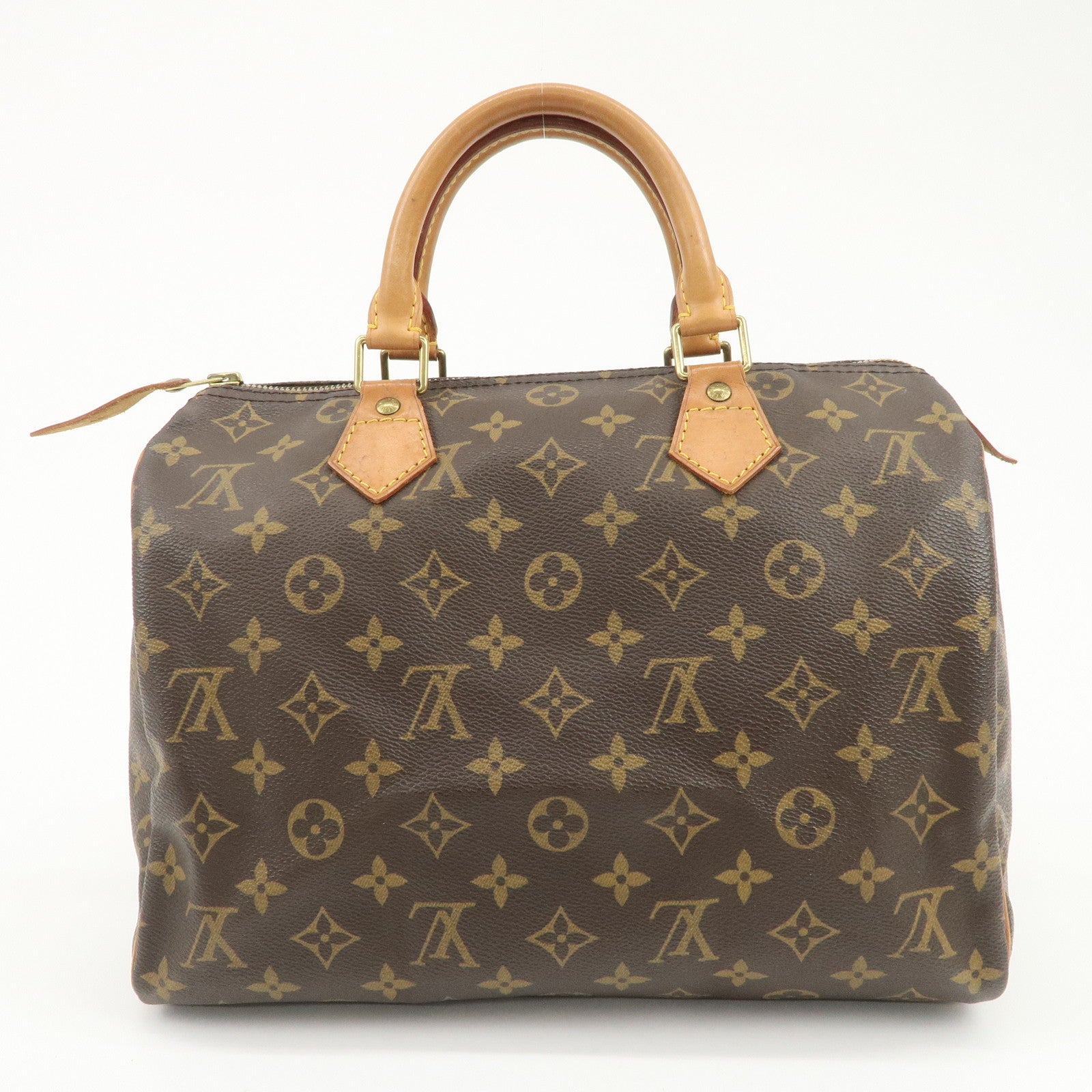 Louis Vuitton Monogram Speedy 30 Boston Bag Hand Bag Brown M41526
