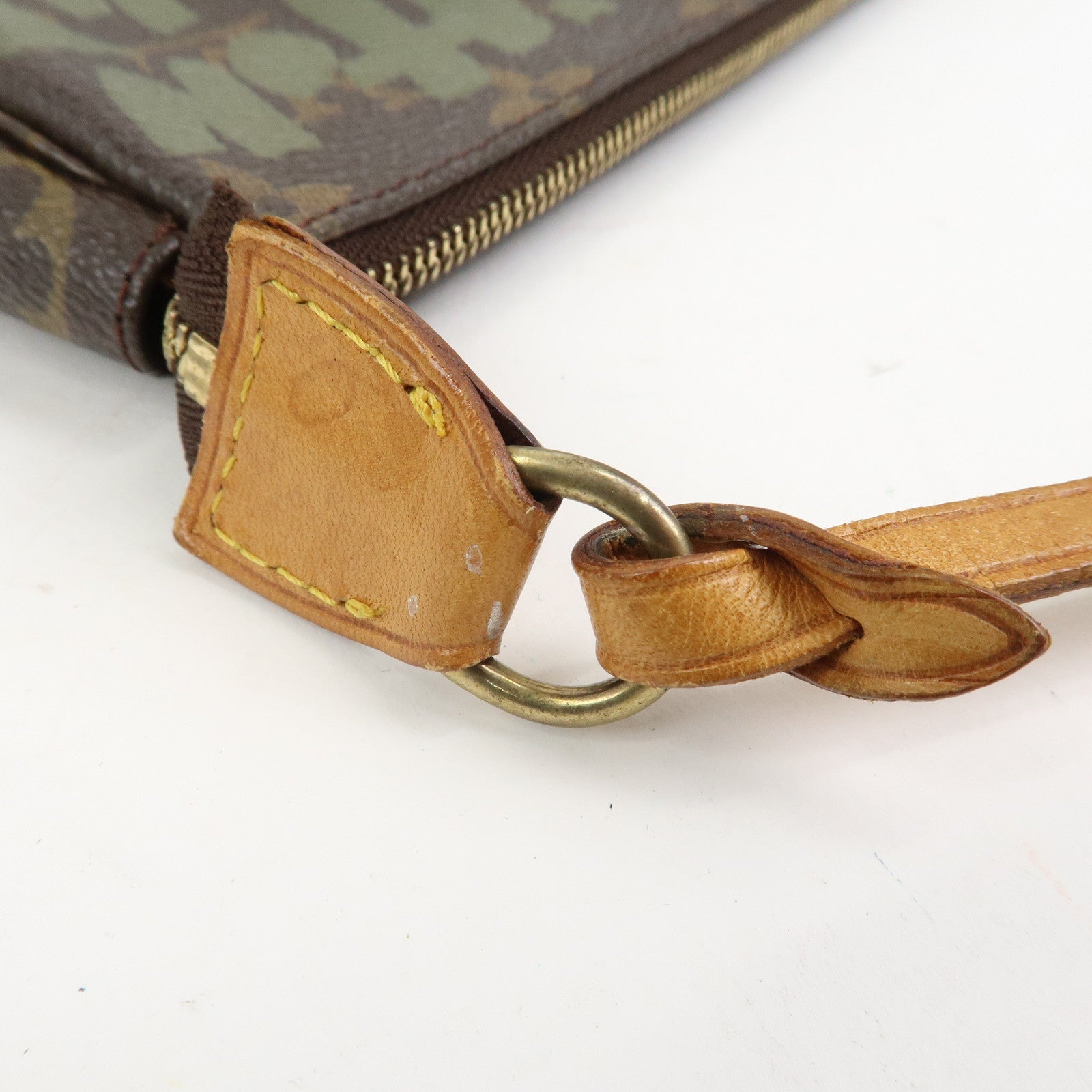 Louis Vuitton Monogram Graffiti Pochette Accessoires Khaki M92191