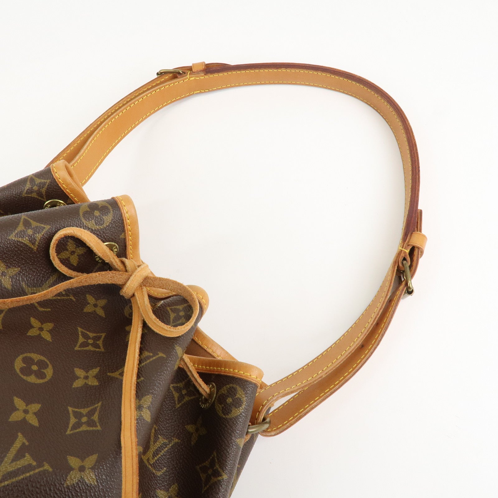 Louis Vuitton Monogram Noe Shoulder Bag Hand Bag Brown M42224 Used