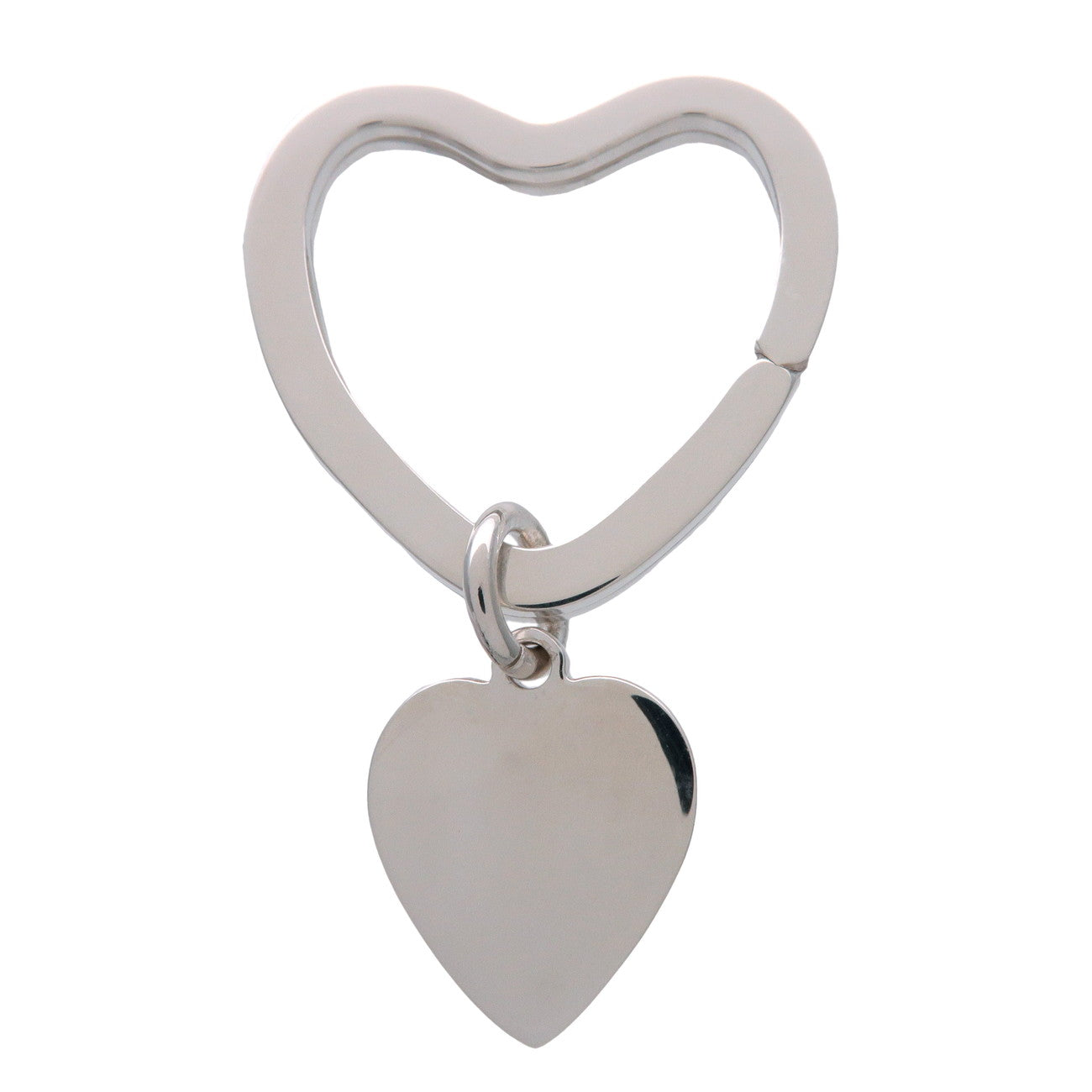 Tiffany & Co Heart Key Ring Key Charm SV925 Silver