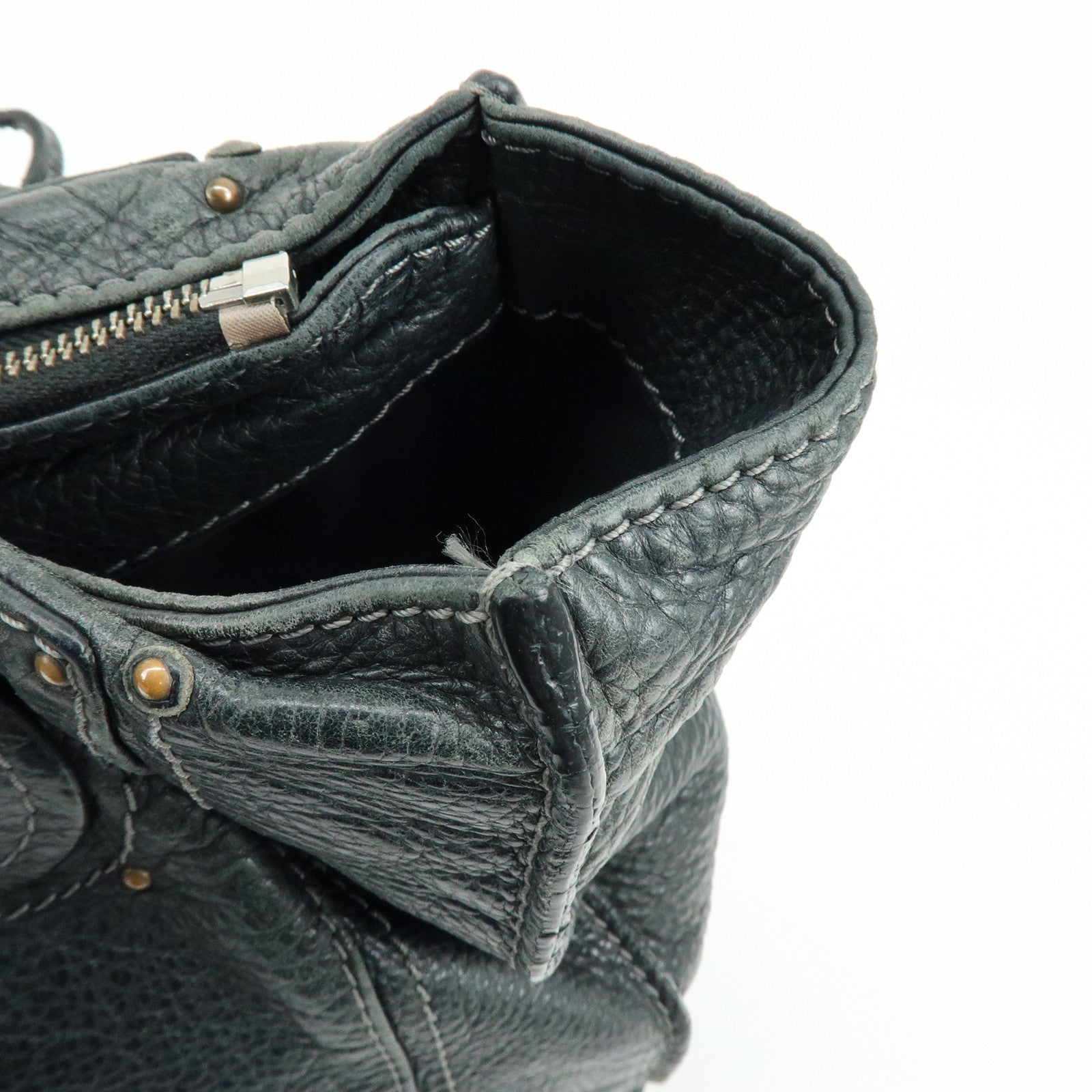 Chloe Paddington Leather Tote Bag Shoulder Bag Black