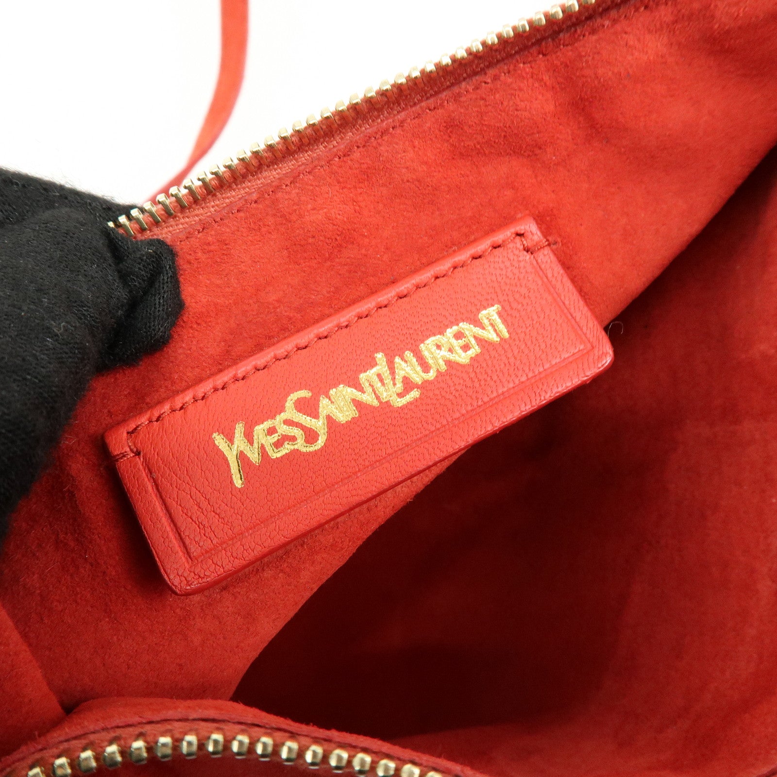 Saint Laurent Paris Roadie Leather Shoulder Bag Red 228840