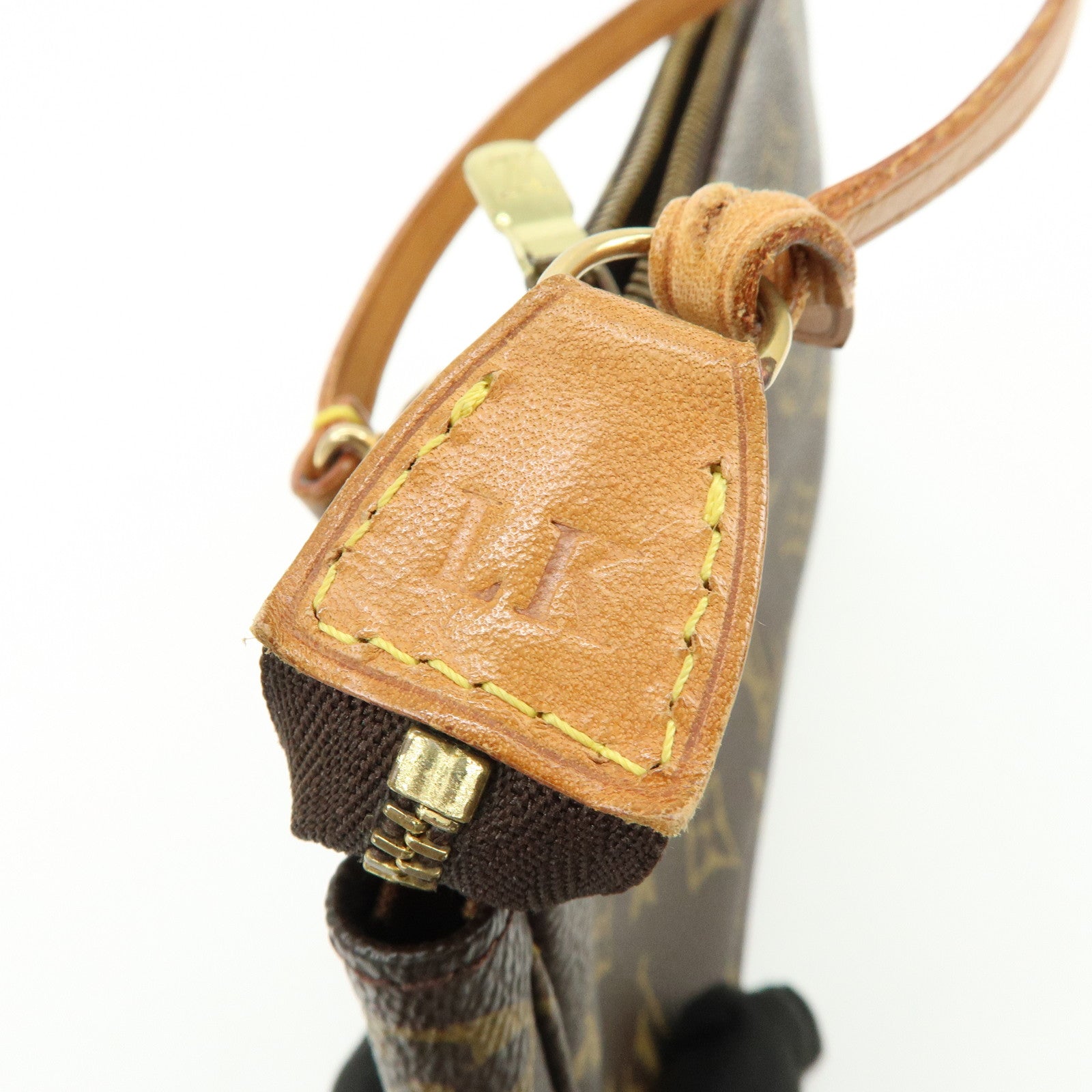 Louis Vuitton Monogram Pochette Accessoires Pouch Hand Bag M51980