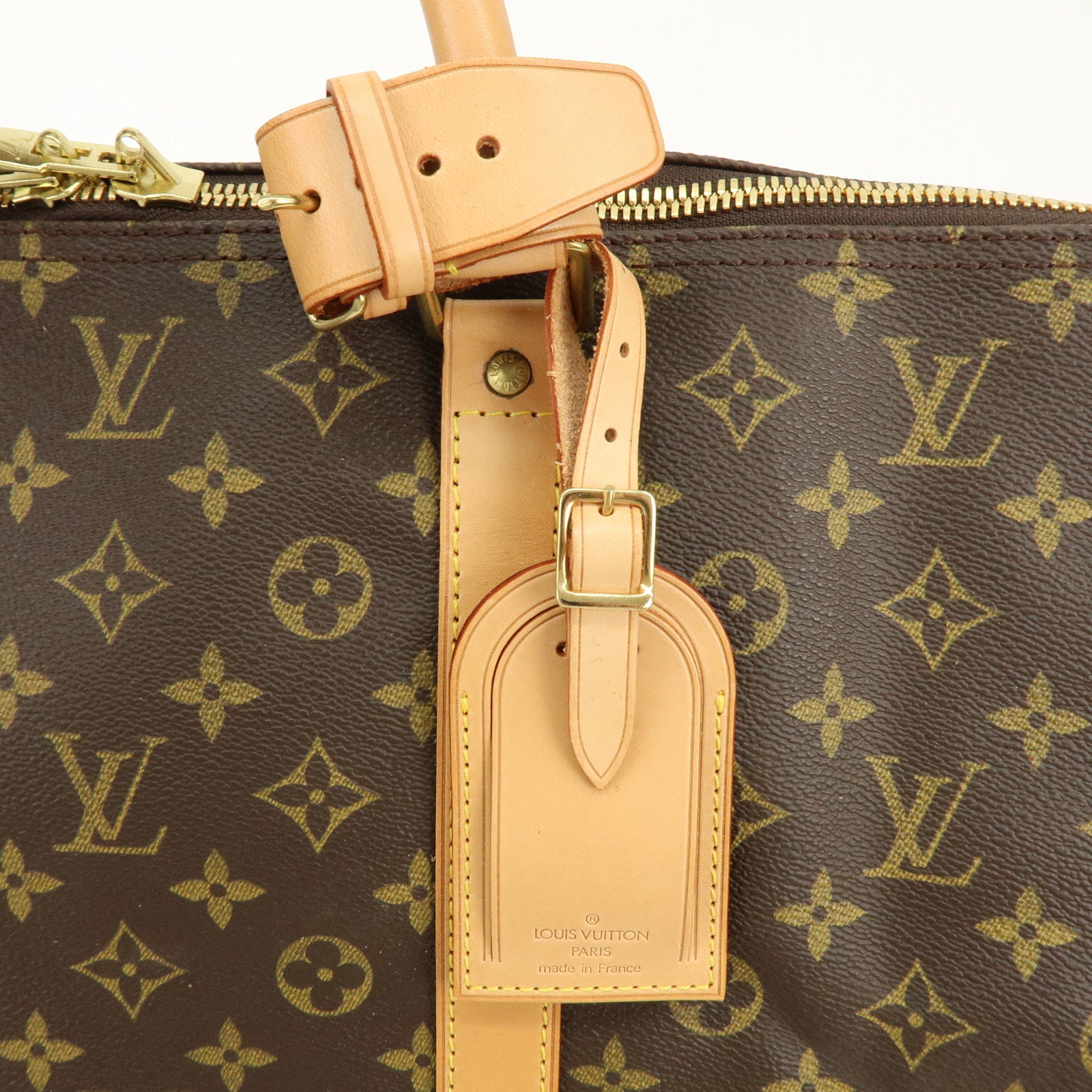 Louis Vuitton Monogram Keep All Bandouliere 60 Boston Bag M41412