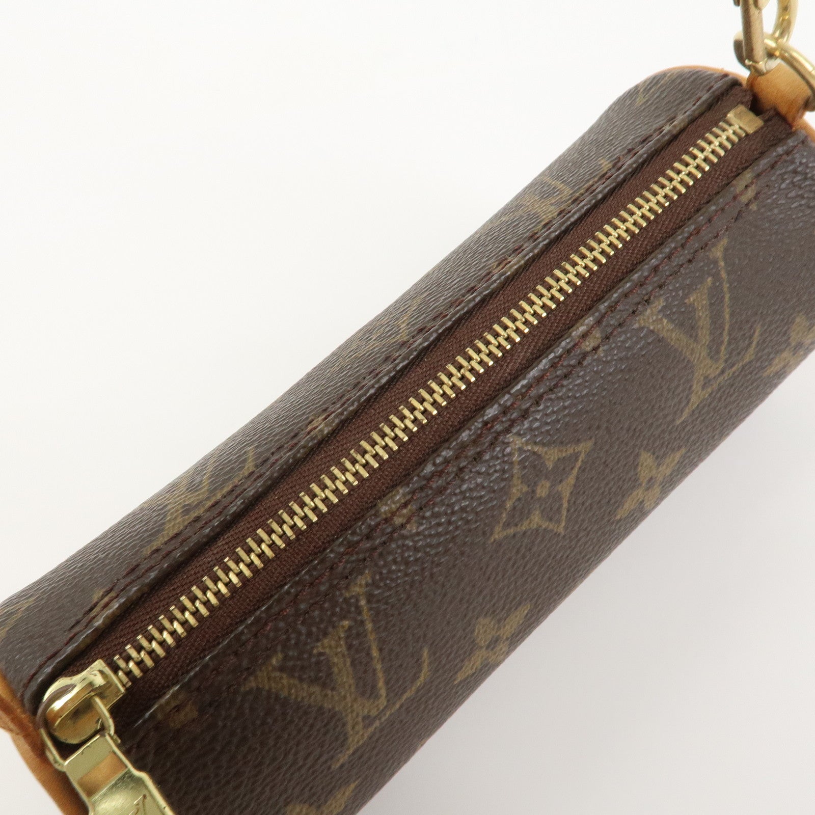 Louis Vuitton Monogram Mini Pouch for Papillon Bag Brown