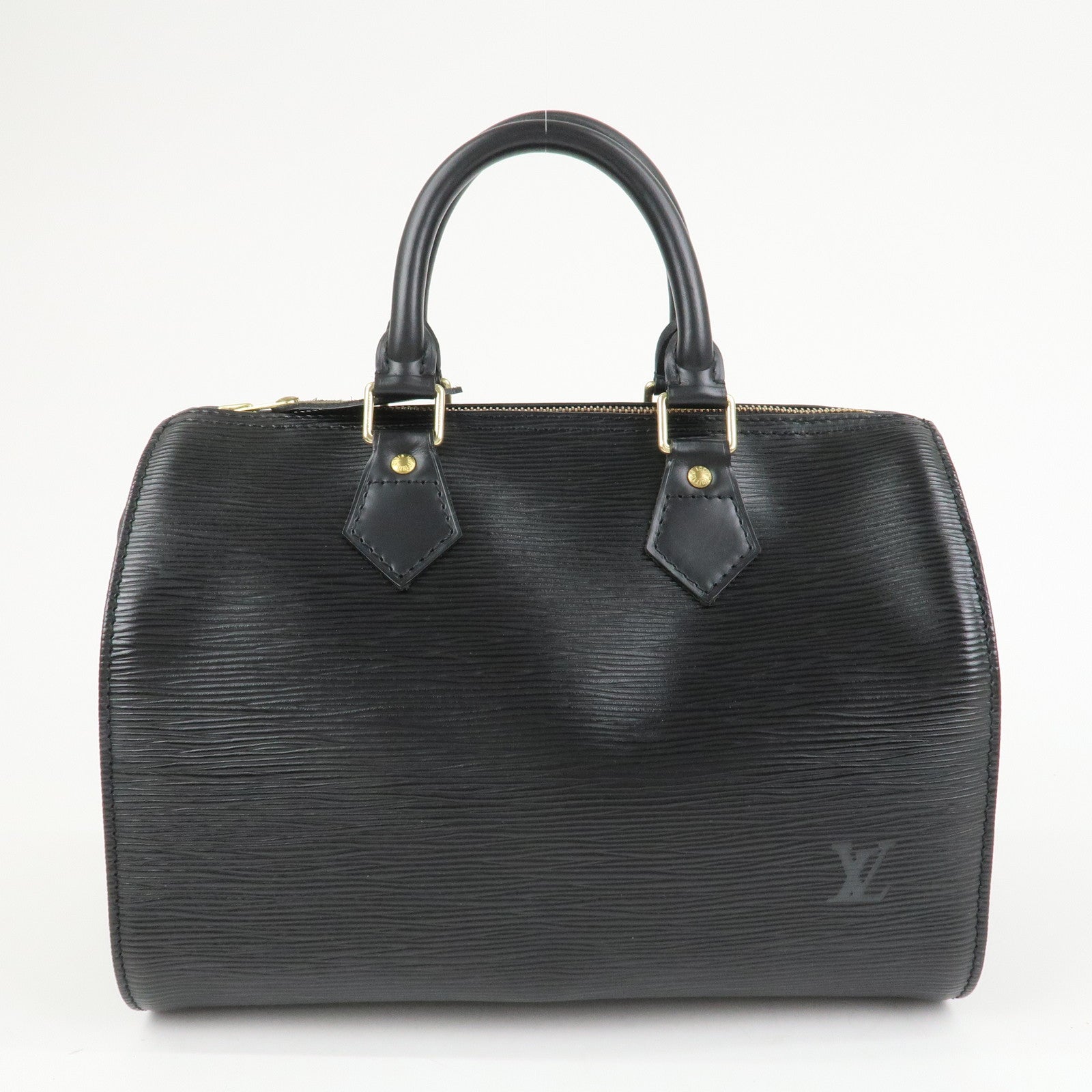 Louis Vuitton Epi Leather Speedy 25 Hand Bag Boston Bag Noir M59032