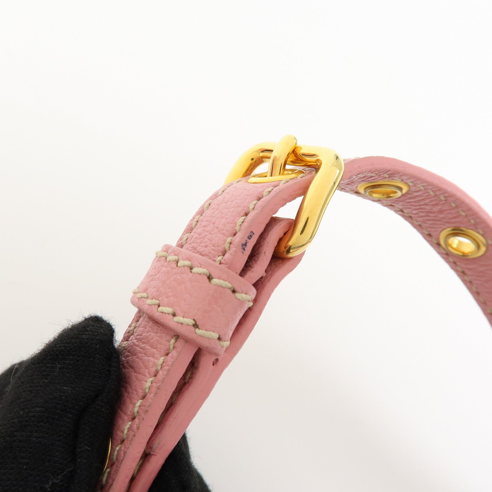 MIU MIU Madras Leather 2Way Shoulder Bag Hand Bag Pink RN0886