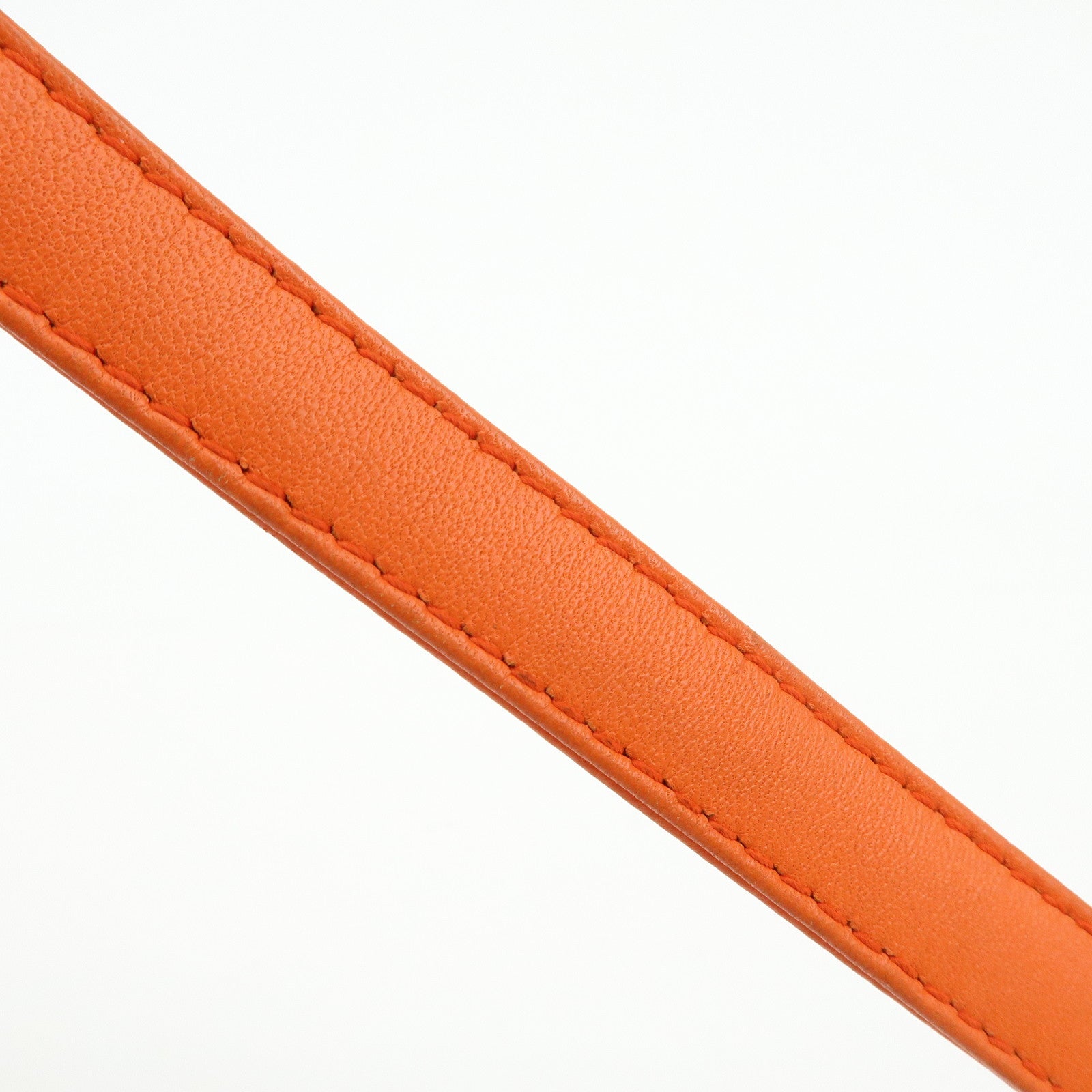 Christian Dior Lady Dior Cannage 2Way Hand Bag Shoulder Bag Orange