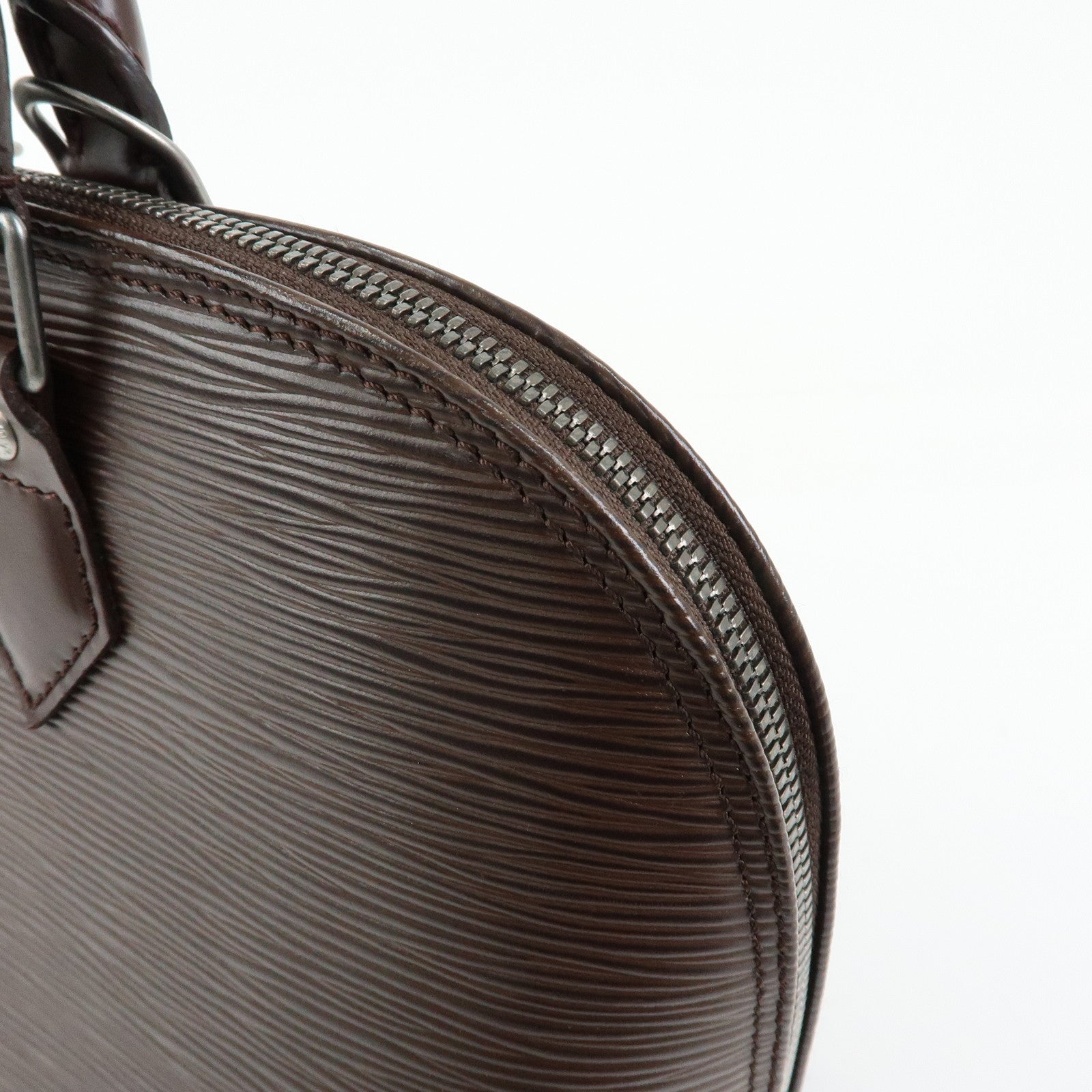 Louis Vuitton Epi Leather Alma Hand Bag Mocha M5214D