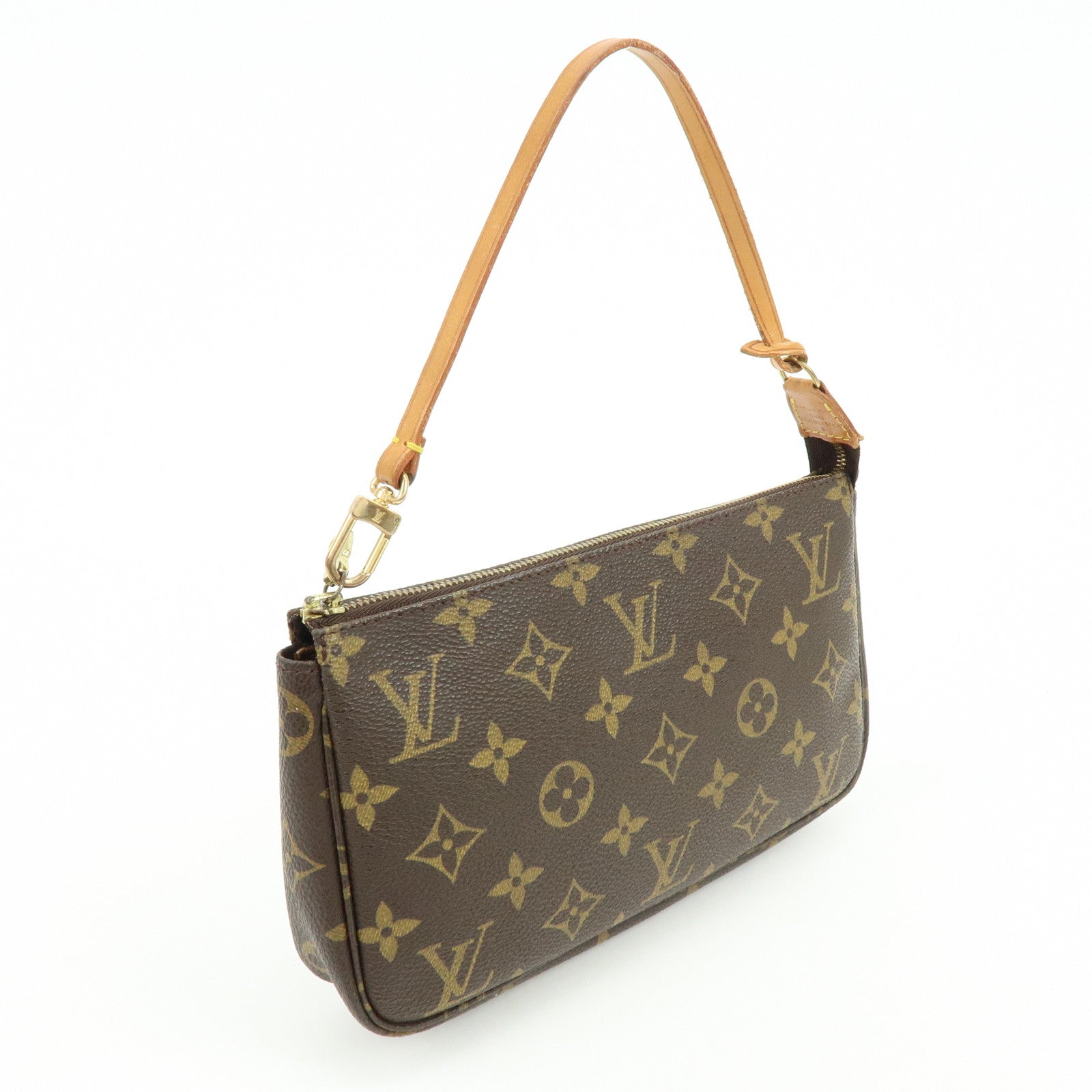 Louis Vuitton Monogram Pochette Accessoires Pouch Hand Bag M51980