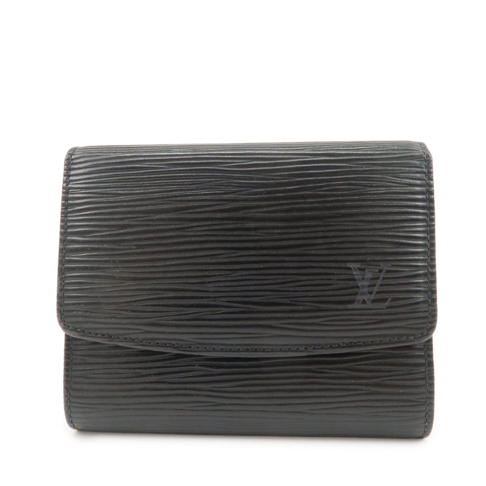 Louis Vuitton Epi Porte 12 Cartes Credit Card Case Noir M63472